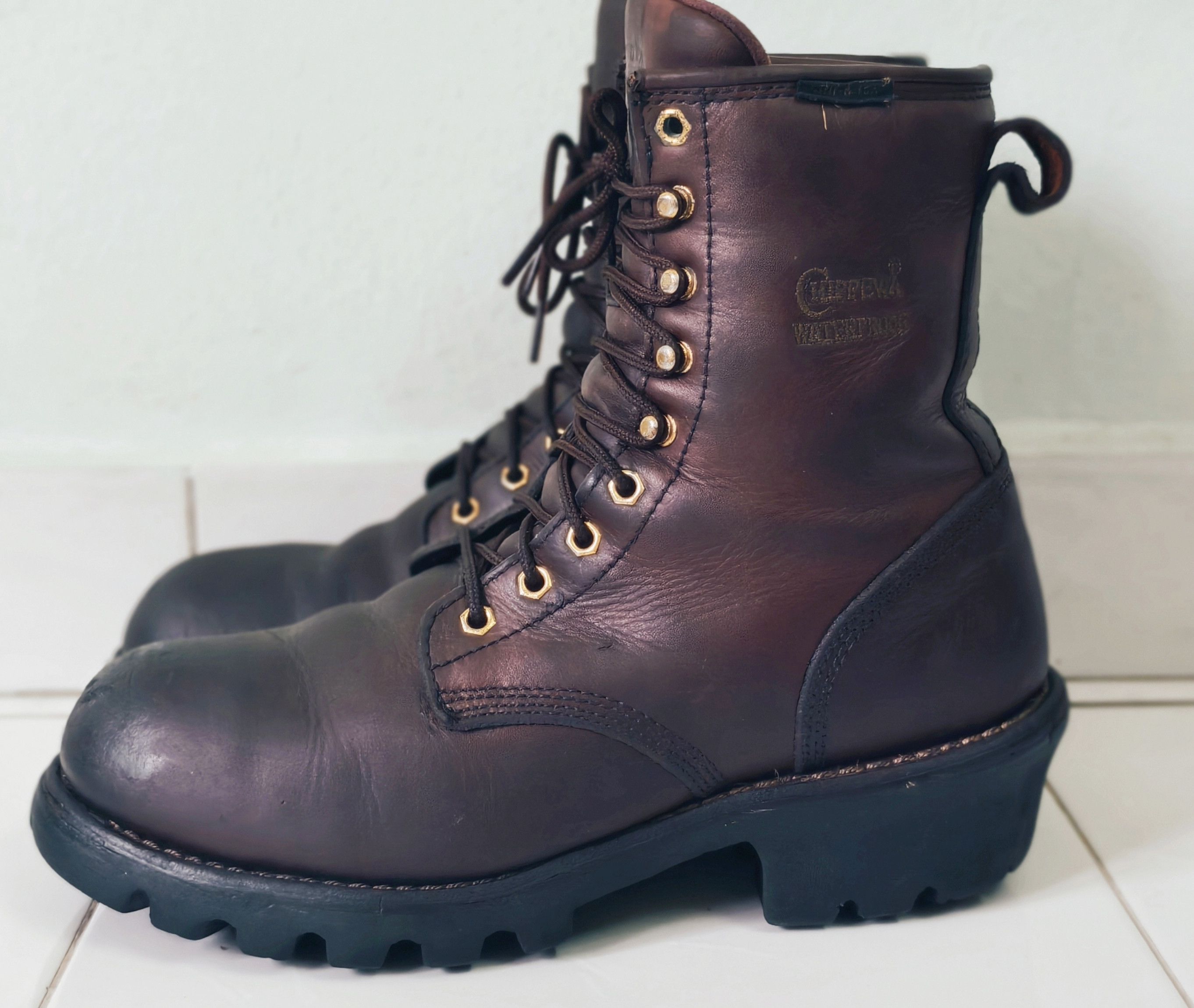 Chippewa CHIPPEWA Men's 73060 Waterproof Insulated Steel Toe Logger Size US 9 / EU 42 - 1 Thumbnail