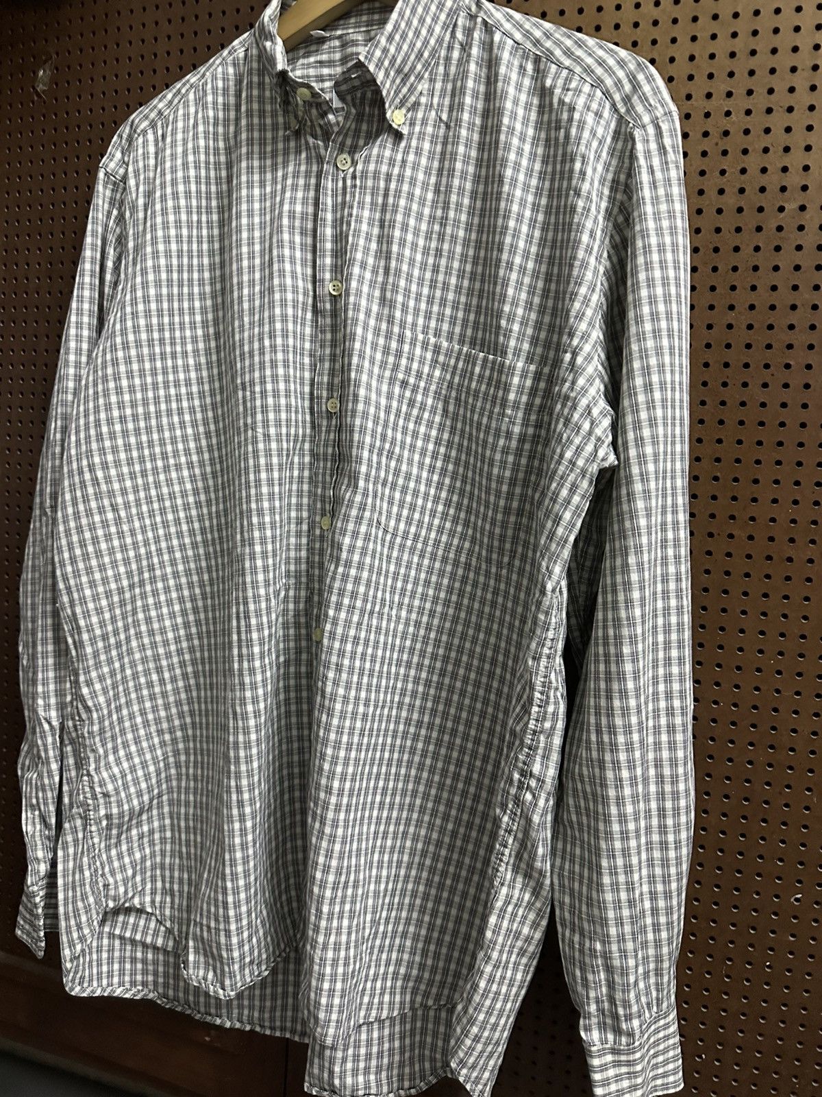 Givenchy 1990-Givenchy Gentleman 41-16 Made in Italy Button-Up Size US L / EU 52-54 / 3 - 13 Thumbnail