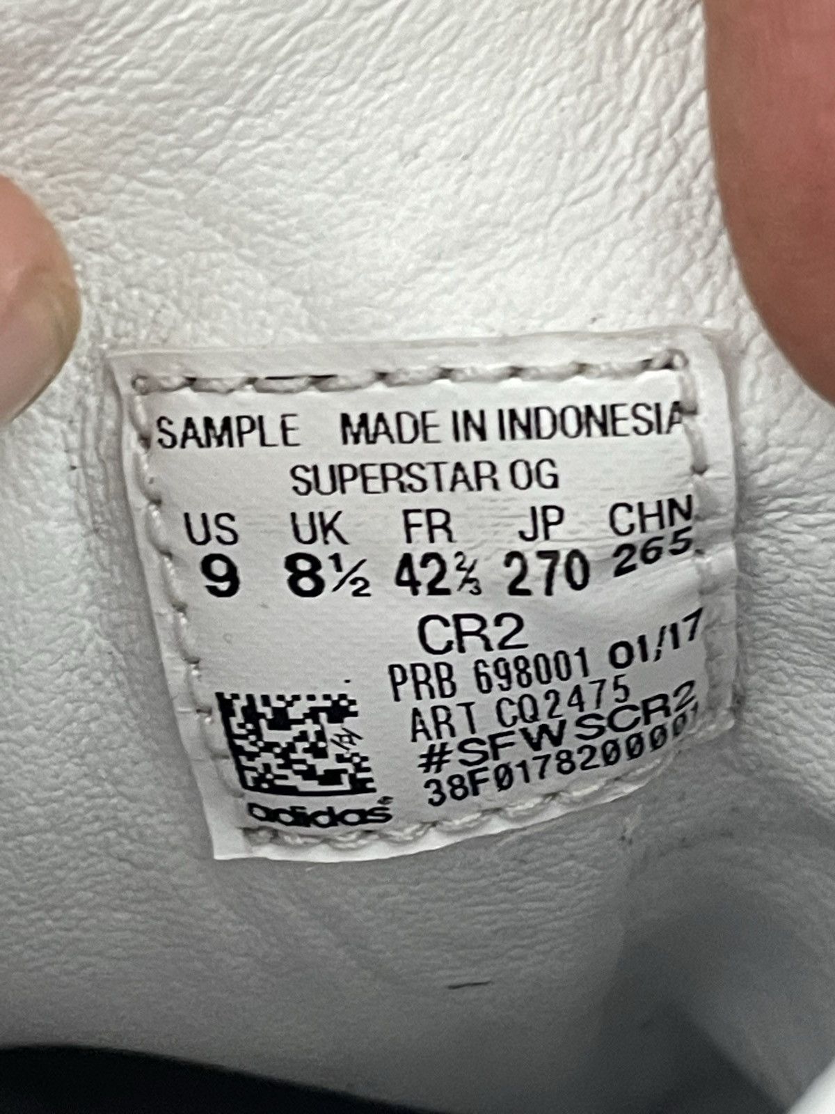 Adidas Sample 2017 Adidas Superstar Premium Hype Low Sneakers Rare Size US 9 / EU 42 - 4 Thumbnail