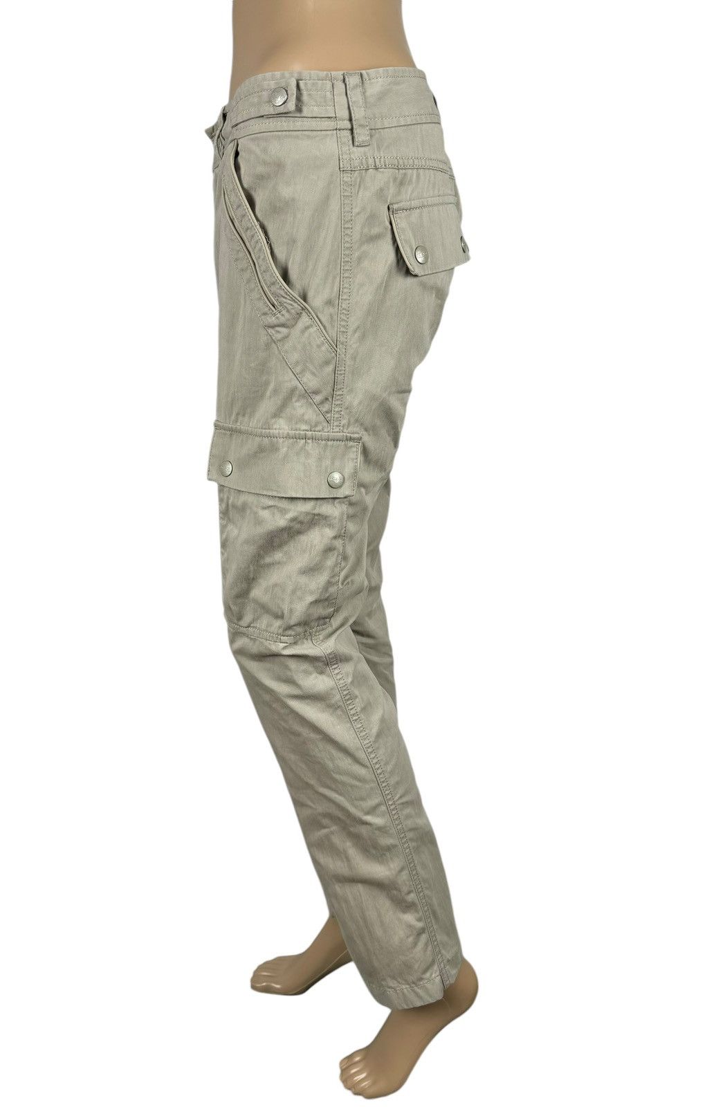 Diesel × Vintage Diesel 00s Vintage Cargo Pants Cotton-Nylon size 27 Size 27" / US 4 / IT 40 - 4 Thumbnail