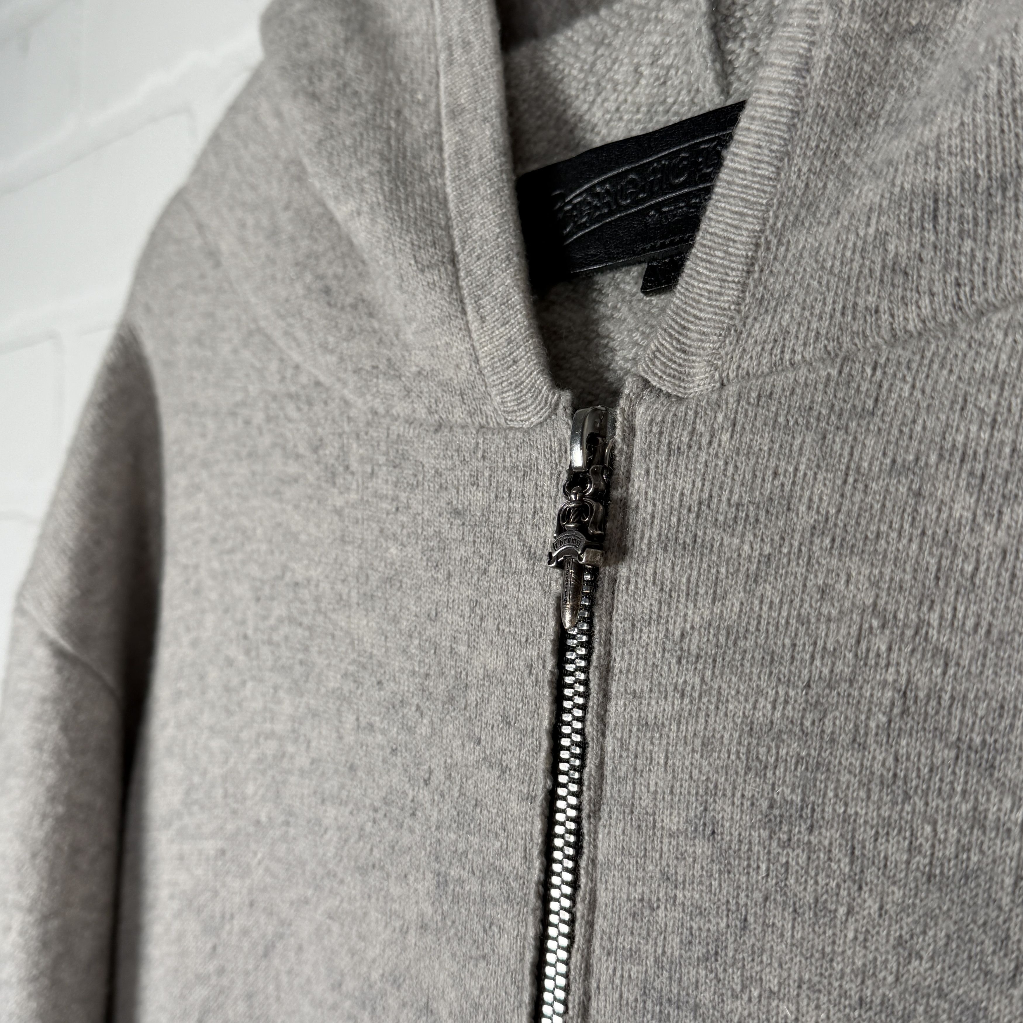 Chrome Hearts Chrome Hearts Life Sentence Cashmere Embroidered Zip Up Size US XXL / EU 58 / 5 - 4 Thumbnail