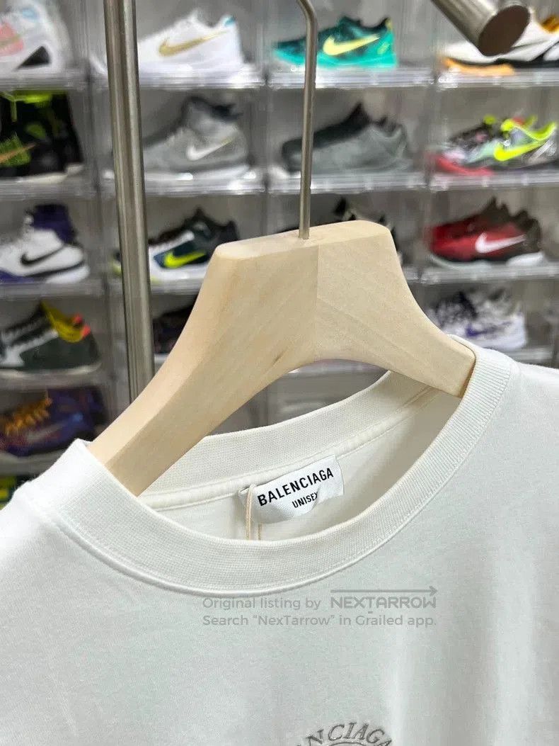 Other Balenciaga Embroidered Logo Short Sleeve Tee. Size US L / EU 52-54 / 3 - 3 Thumbnail