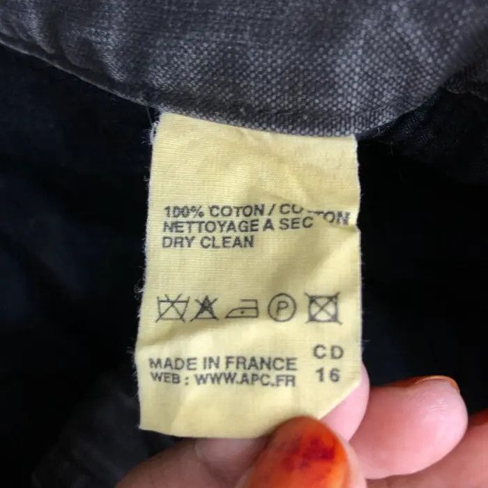 A.P.C. Vtg 90’ A.P.C Rue De FLEURUS PARIS Jeans Denim Minimalist Size US 30 / EU 46 - 7 Thumbnail