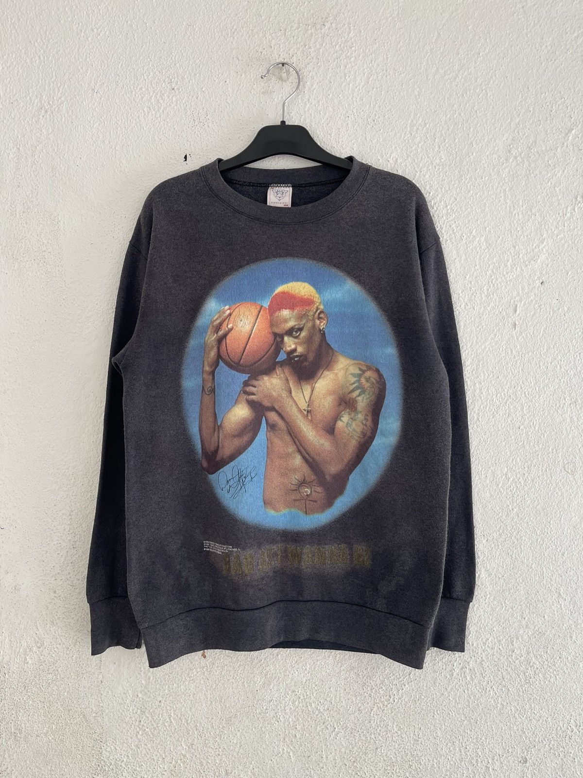 Vintage Vintage 1996 Dennis Rodman Bad As I Wanna Be Sweatshirt Size US M / EU 48-50 / 2 - 1 Thumbnail