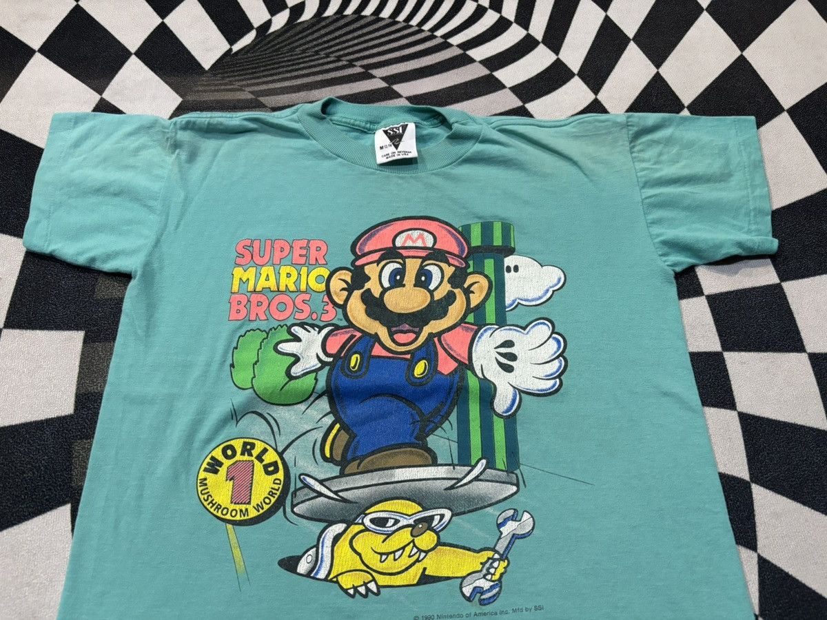 Vintage Vintage 1990 Nintendo Super Mario Bros Size US XXS / EU 40 - 2 Thumbnail