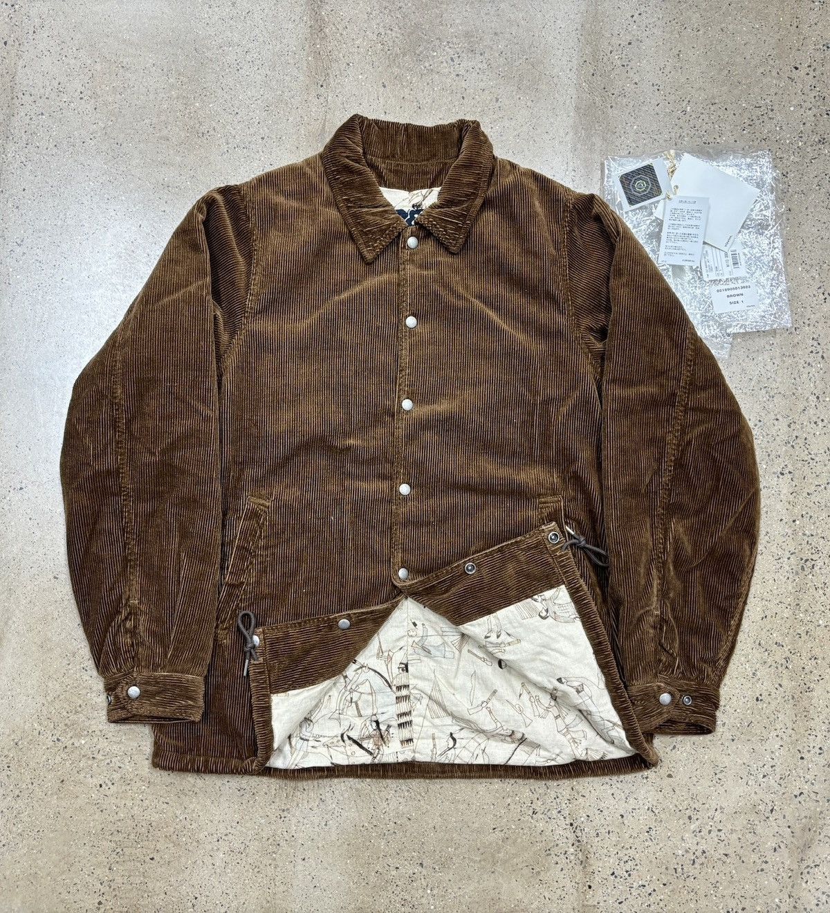 Visvim Visvim ict coach jkt （corduroy）mud overdyed Size US S / EU 44-46 / 1 - 1 Thumbnail