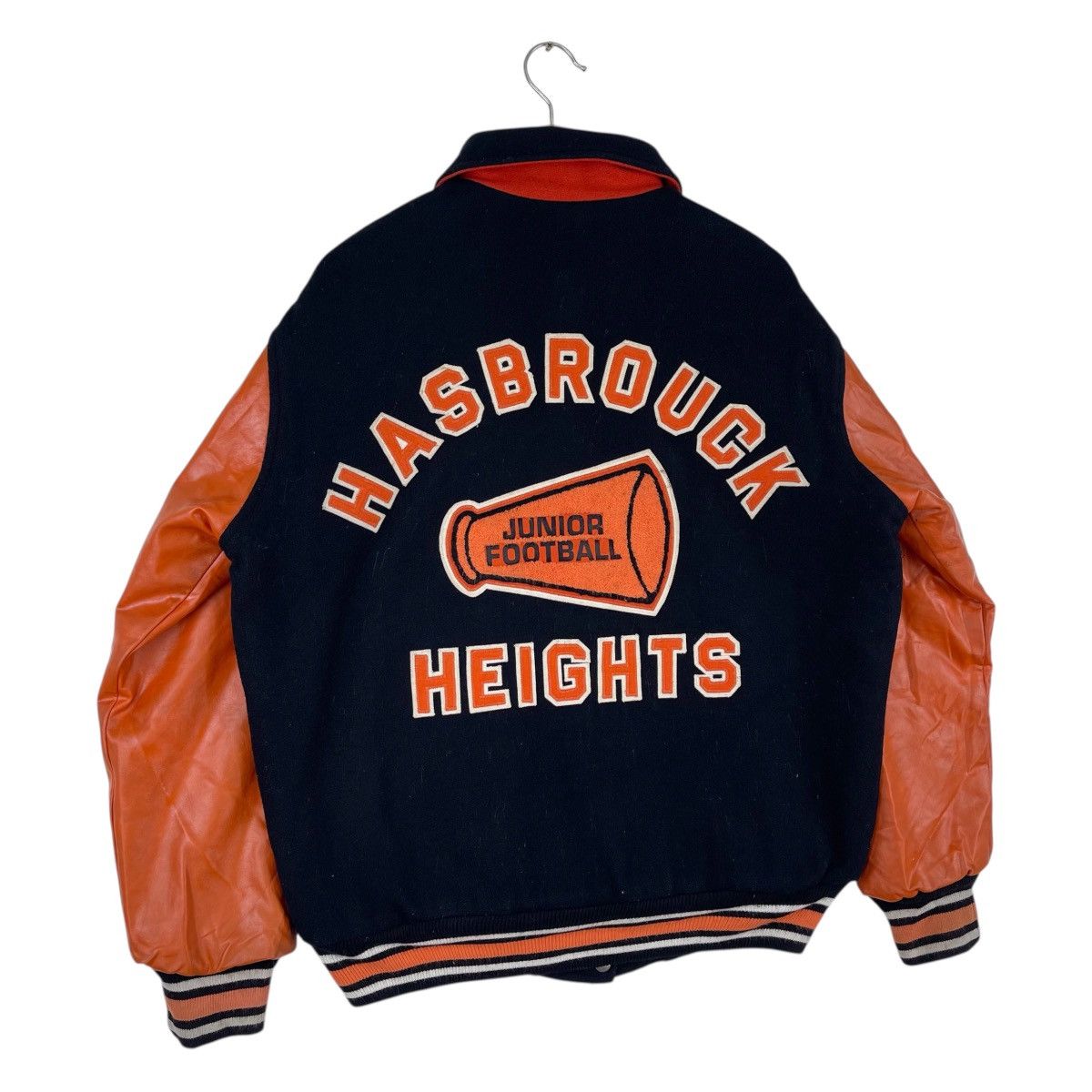 Other 80’s Hewitt Mfg Hasbrouck Heights Leather Varsity Size US L / EU 52-54 / 3 - 3 Thumbnail