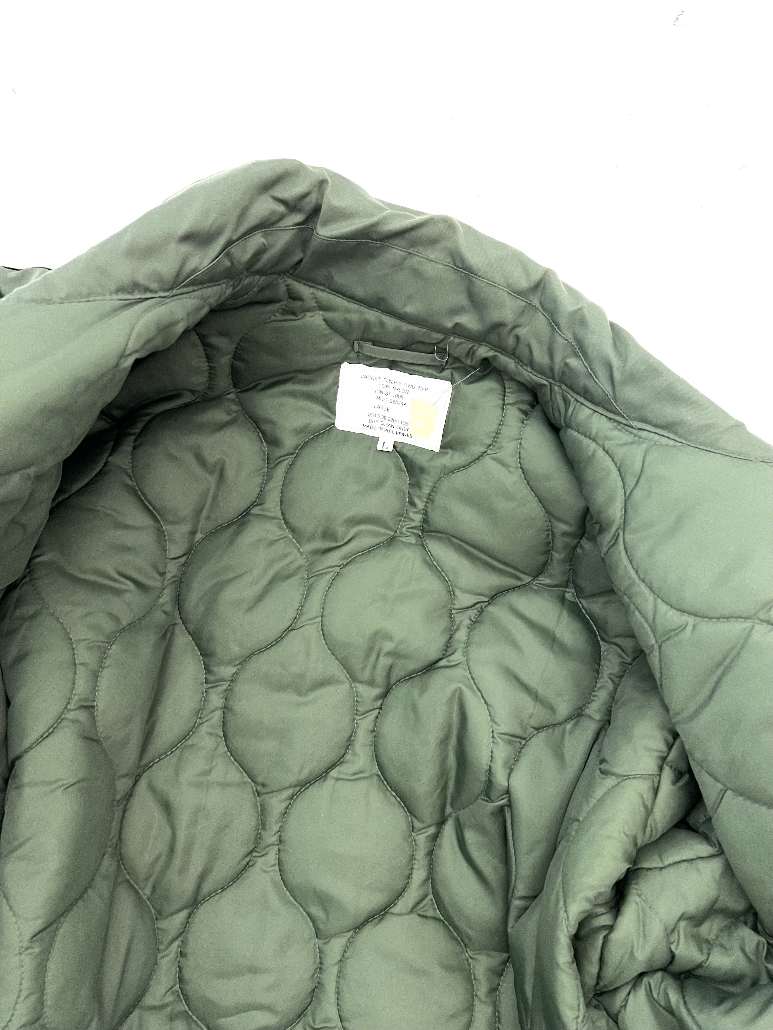 Alpha Industries Jacket FLYER'S CWU 45-P Tomcat Nylon Puffed Bomber Size US L / EU 52-54 / 3 - 5 Thumbnail