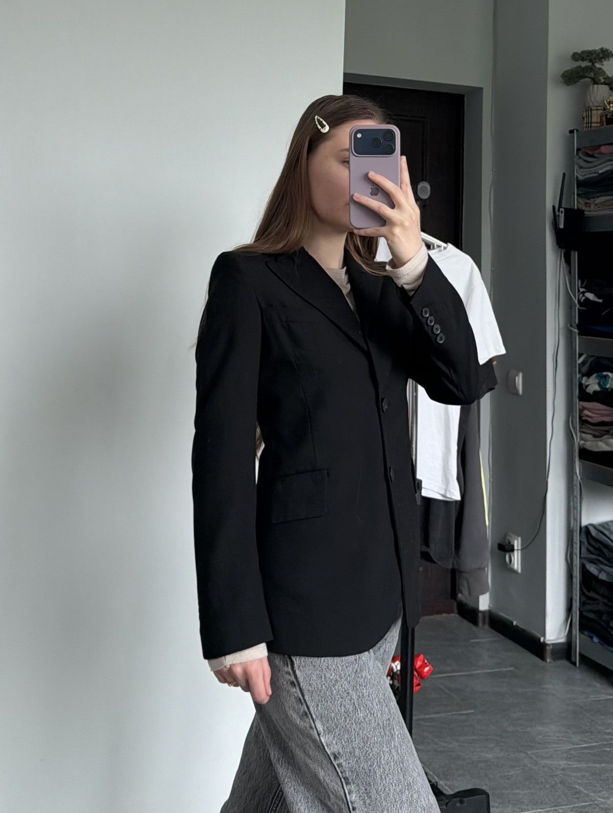 Gucci Blazers Gucci uniform vintage jacket small black womens Size XS / US 0-2 / IT 36-38 - 5 Thumbnail