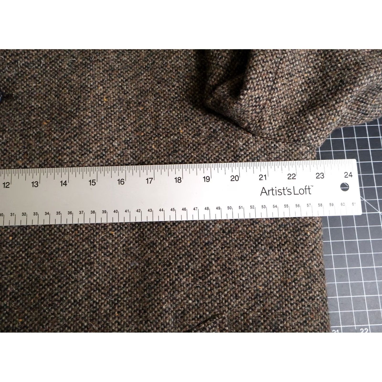 Vintage VINTAGE Overcoat Coat Wool 44 Brown Tweed Raglan Sleeves 80s Men’s Regular Long Size US S / EU 44-46 / 1 - 5 Thumbnail