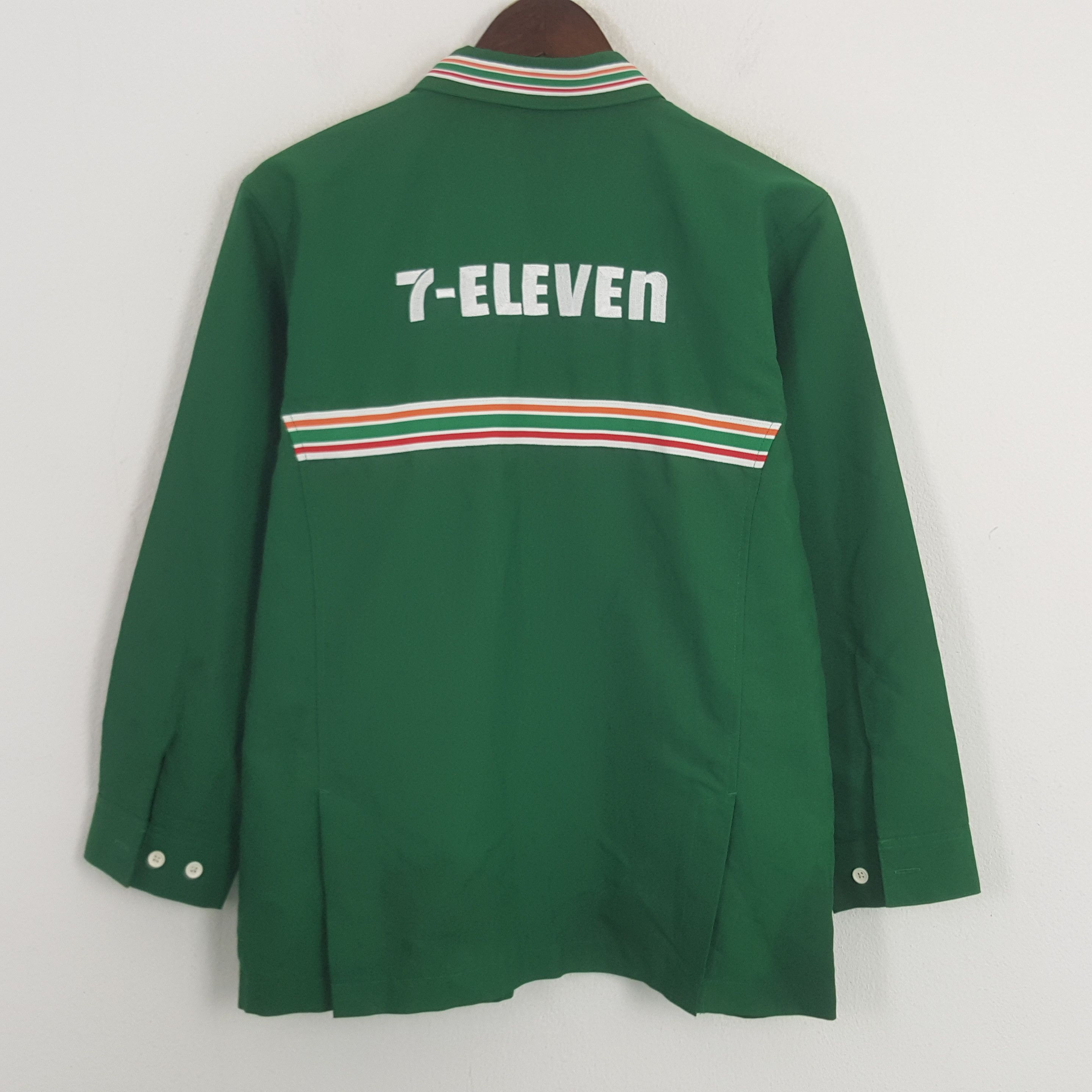 Japanese Brand × Vintage Vintage 7 Eleven Embroidery Logo Worker Jacket Size US M / EU 48-50 / 2 - 1 Thumbnail