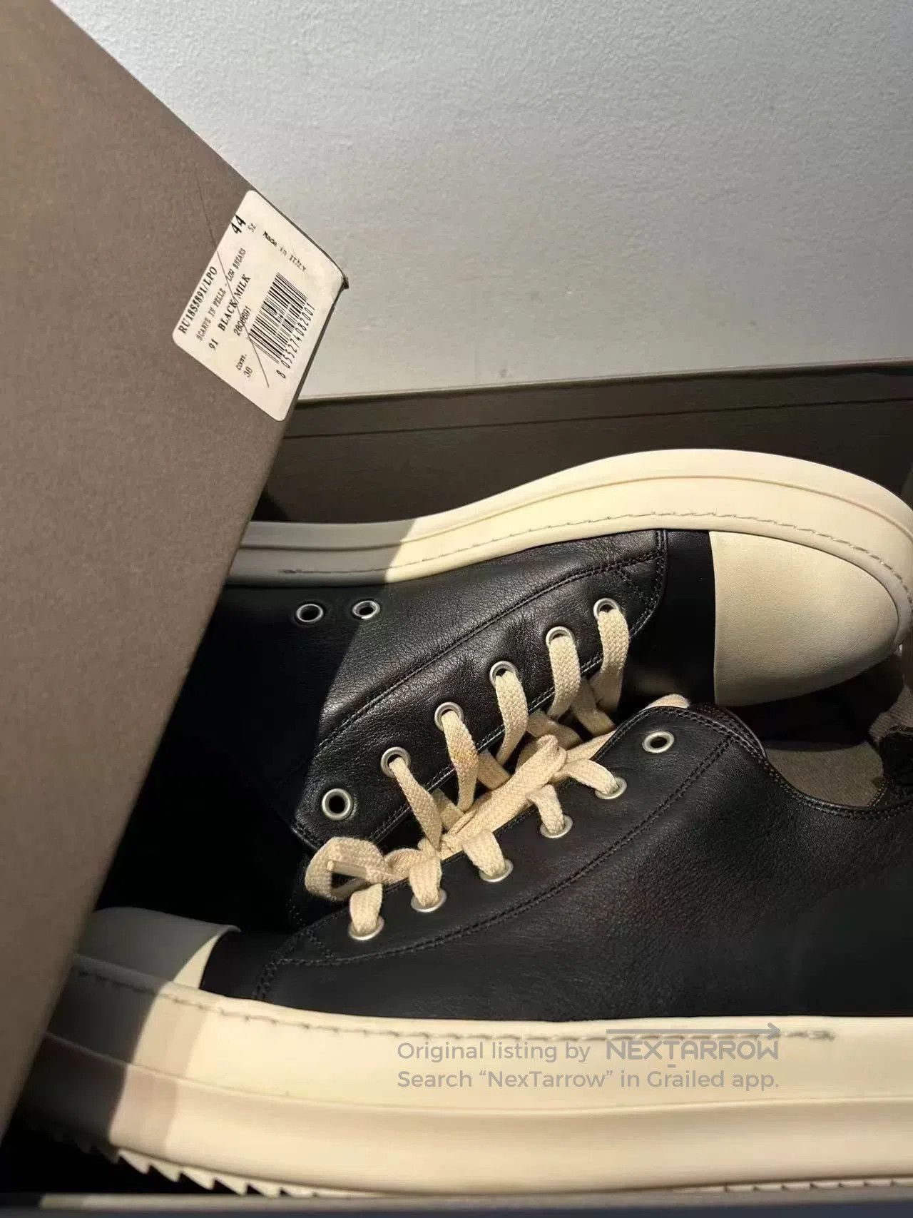 Rick Owens Rick Owens Low Top Sneakers Size 44. Size US 10 / EU 43 - 7 Thumbnail