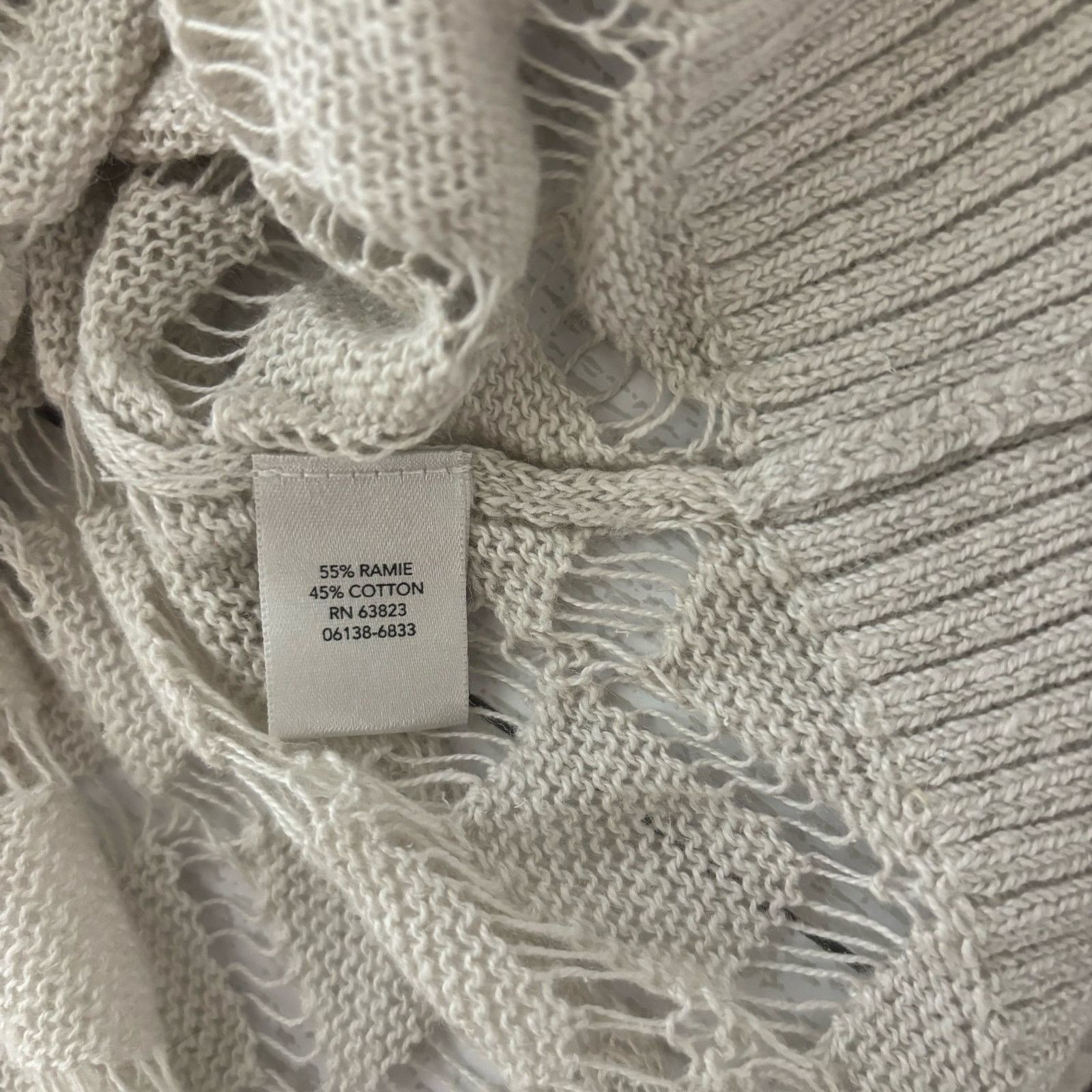Other Cj Banks Light Gray Open Knit Sweater Size 2X Size XXL / US 16-18 / IT 52-54 - 9 Thumbnail