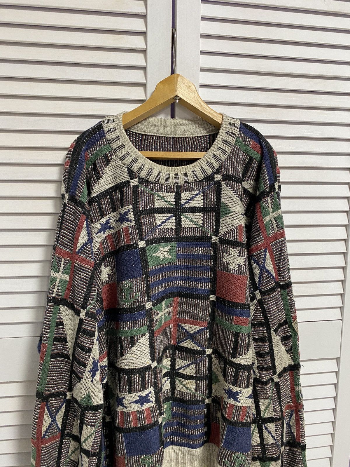 Carlo Colucci × Coogi ☄️ Vintage Knit Sweater Carlo Colucci COOGI STYLE Size US L / EU 52-54 / 3 - 2 Thumbnail