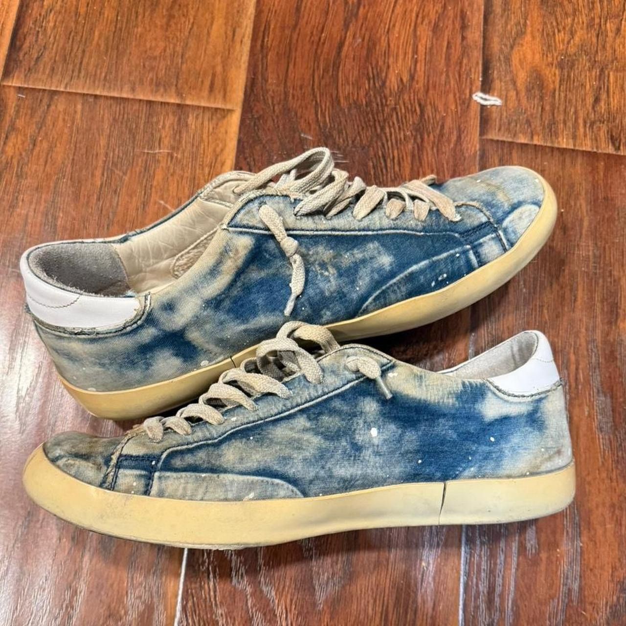 Golden Goose Golden Goose GGDB Superstar Distressed Denim Size US 9 / EU 42 - 3 Thumbnail