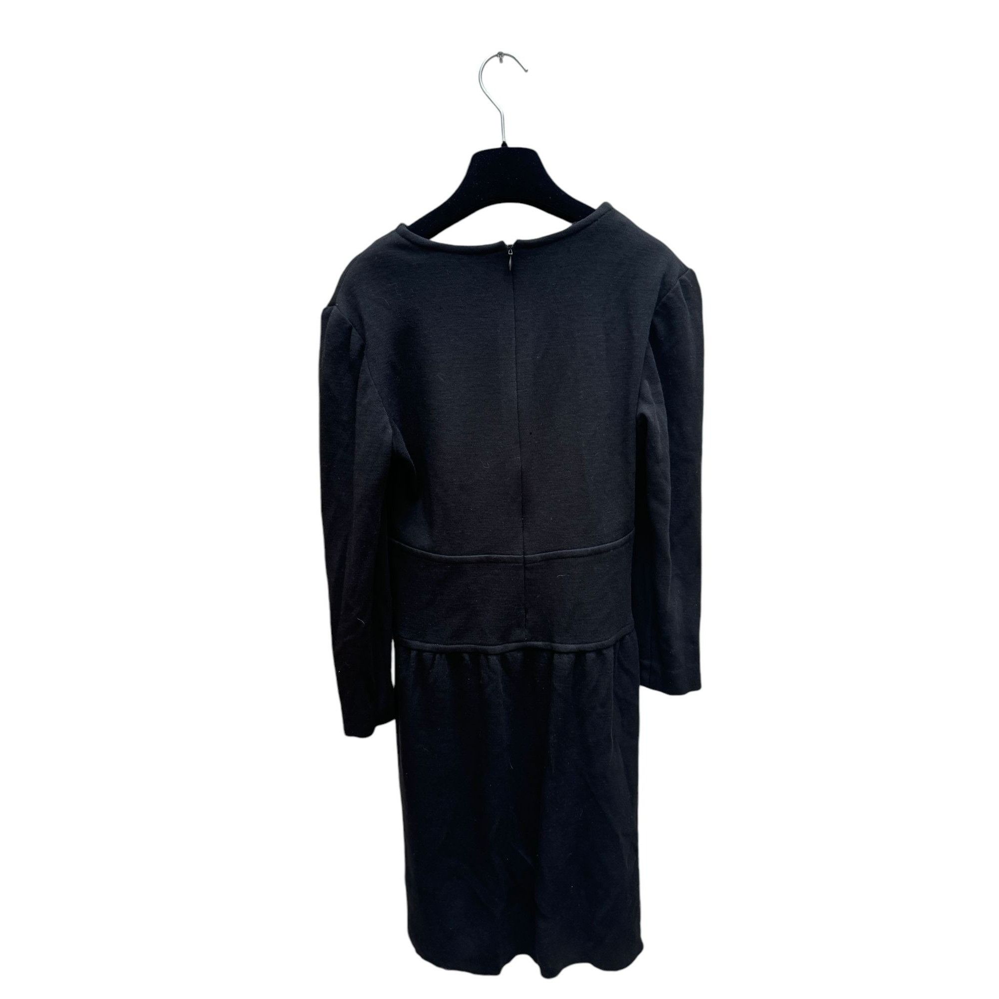 Yves Saint Laurent Vintage Hiver 1992 Black Wool Dress Size S / US 4 / IT 40 - 1 Thumbnail