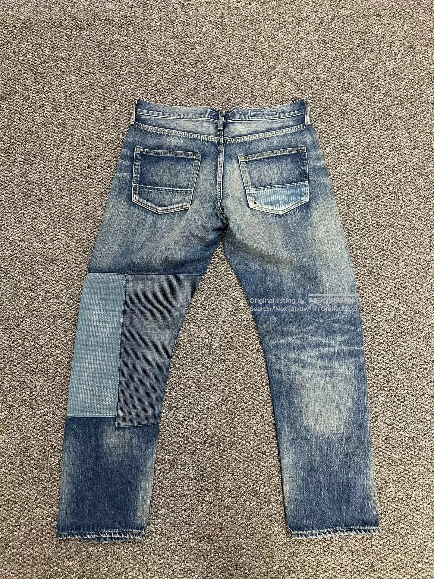 Fdmtl Paneled Jeans W32l30 Hardly in Blue, Women's (Size 24) — image 4 of 4