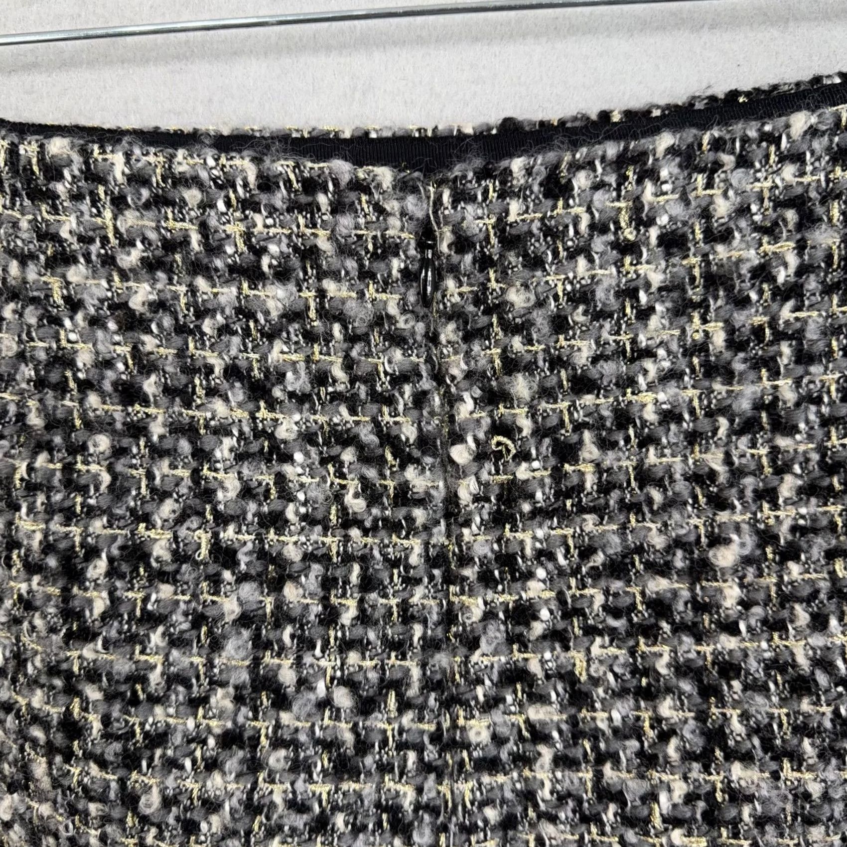 J.Crew J.Crew Skirt Womens 6 Gray Boucle Tweed Mini Pencil Lined Winter Office Size 28" / US 6 / IT 42 - 6 Thumbnail