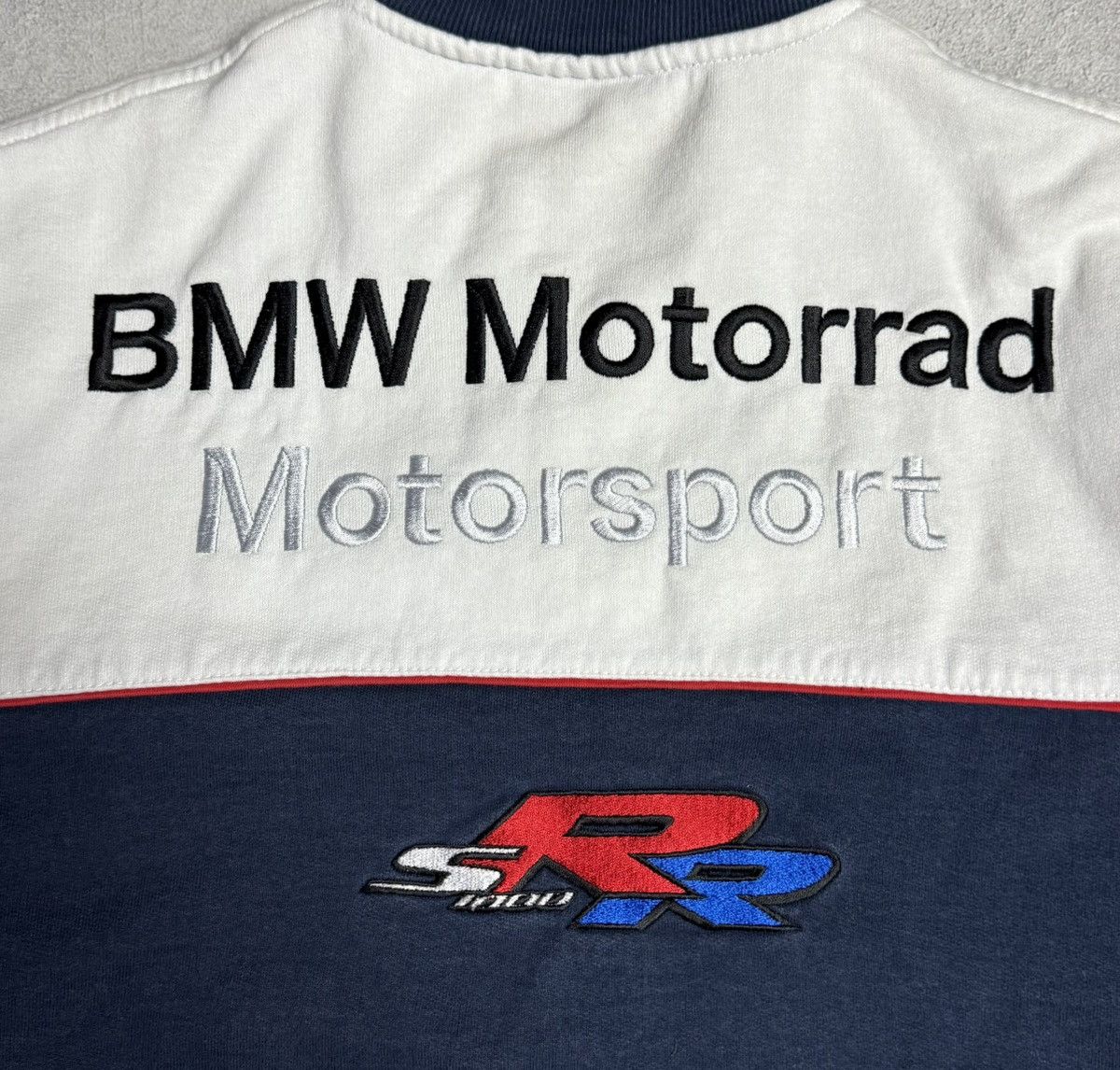 BMW BMW Motorrad Cotton 1/4 Zip Racing Sweatshirt Big Logo Size US L / EU 52-54 / 3 - 14 Thumbnail