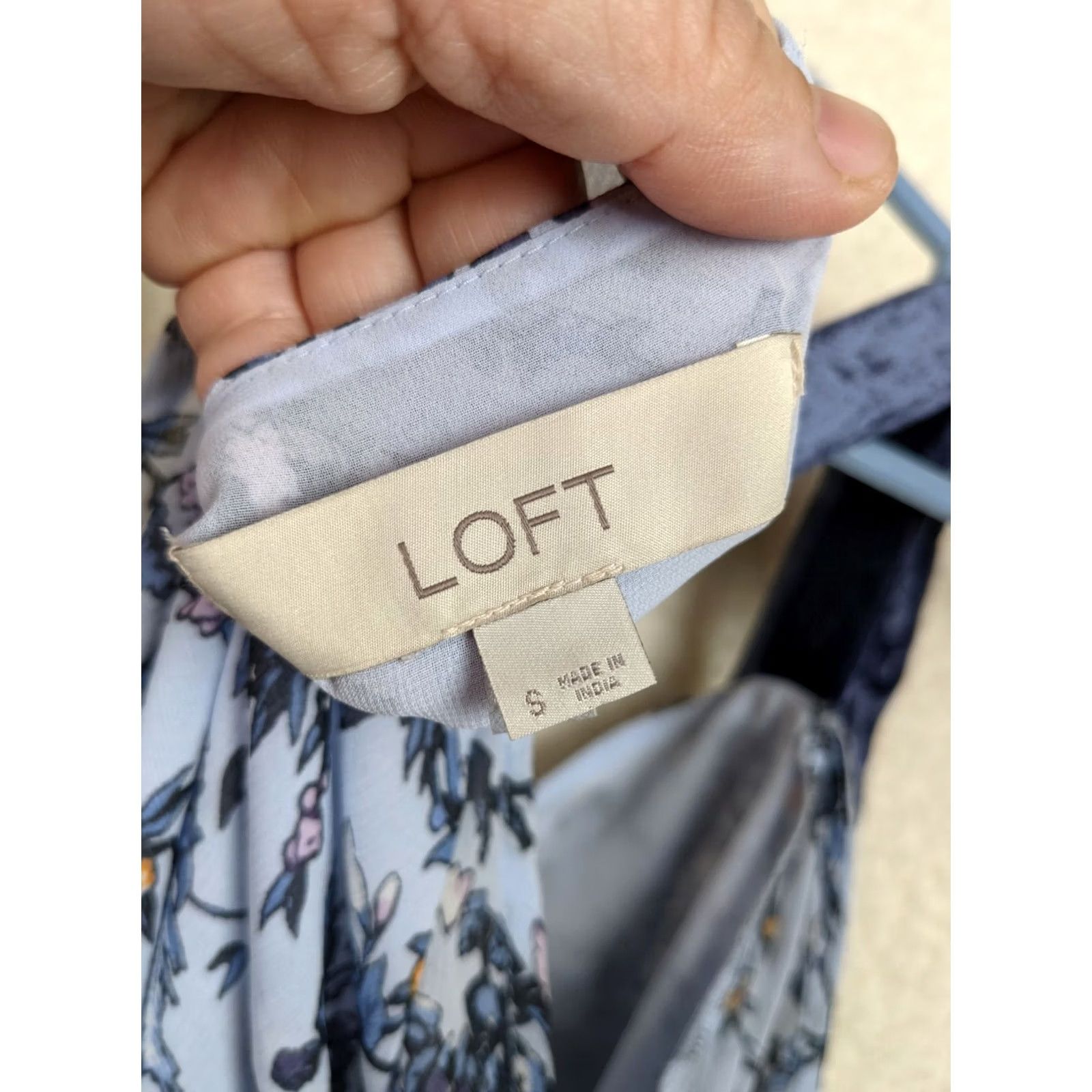 Ann Taylor Ann Taylor LOFT Blouse Shirt Floral Multicolor Long Sleeve Cold Shoulder Size S Womens Regular Fit Season All Seasons 3/4 Sleeve Dressy Casual Size S / US 4 / IT 40 - 5 Thumbnail