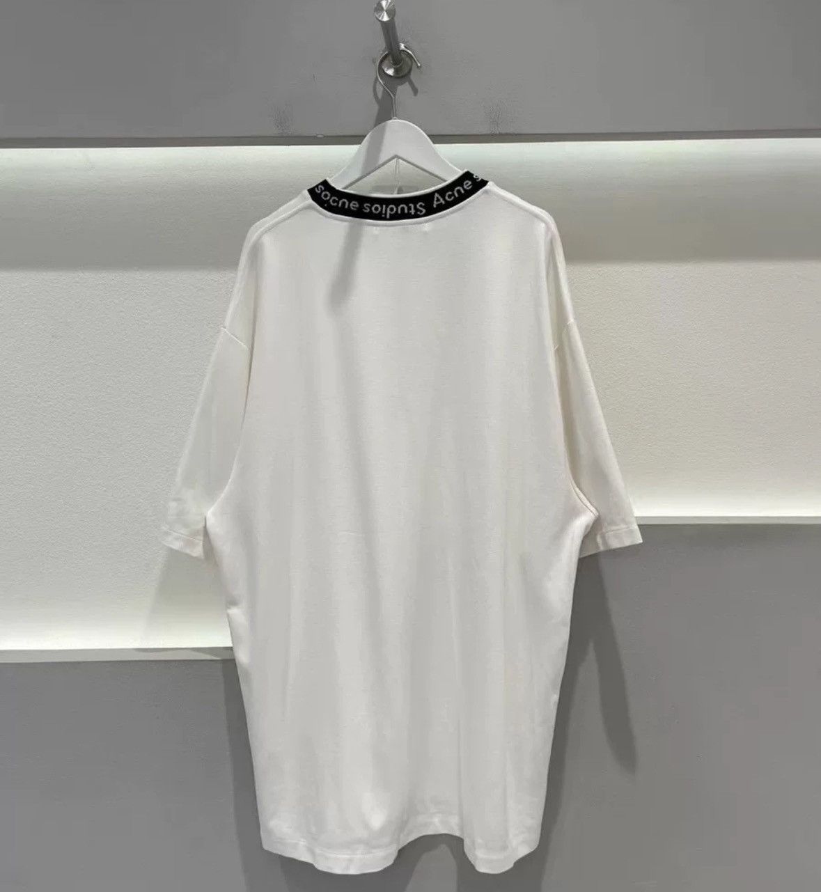 Acne Studios Acne studios collar logo semi high neck short sleeved shirt Size US L / EU 52-54 / 3 - 5 Thumbnail