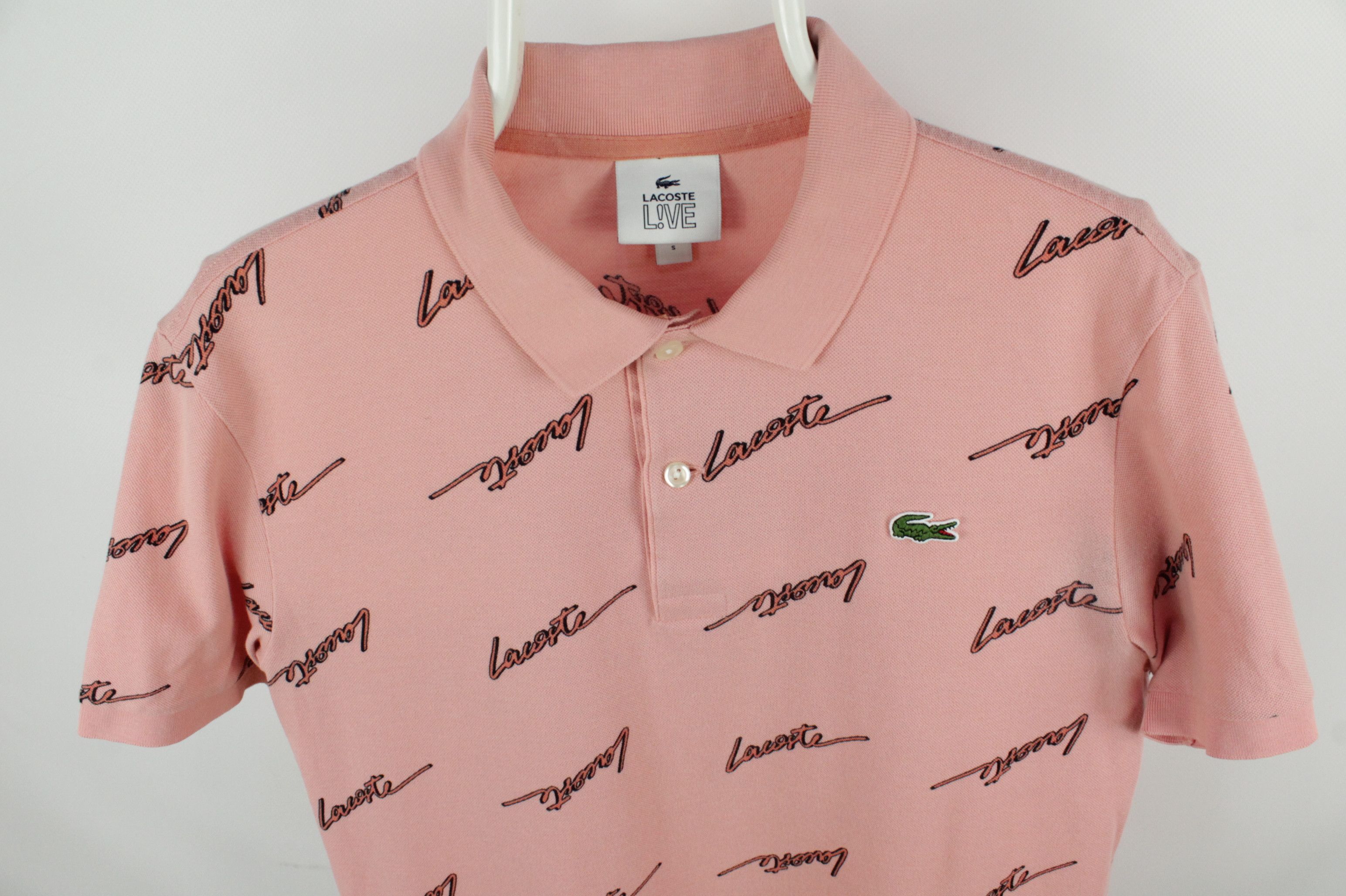 Lacoste Lacoste L!VE Standard Fit Print Cotton Piqué Polo Men's Size US S / EU 44-46 / 1 - 2 Thumbnail