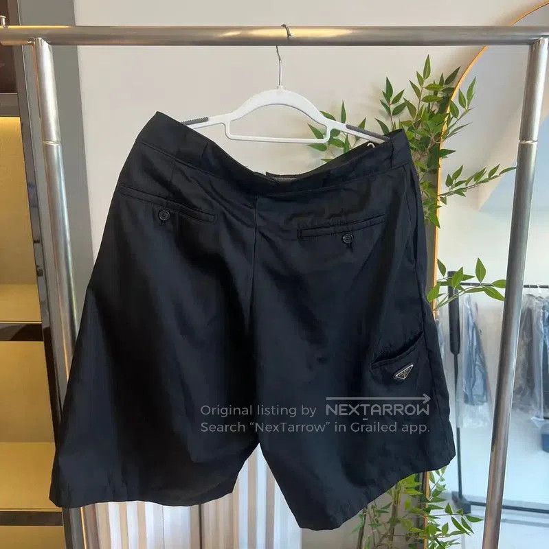 Prada Prada Black Cotton Men's Shorts. Size US 30 / EU 46 - 2 Thumbnail