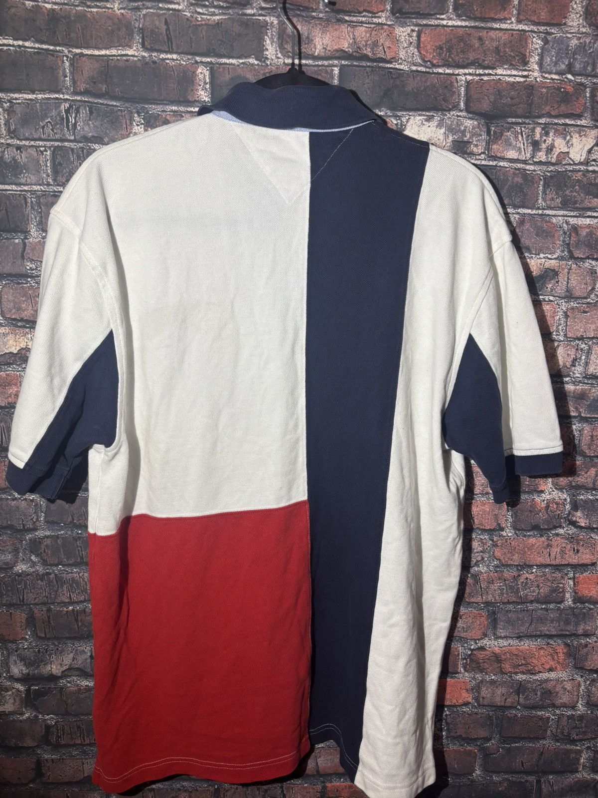 Tommy Hilfiger Tommy Hilfiger Colorblock Polo Shirt Navy Red White Size L Size US M / EU 48-50 / 2 - 4 Thumbnail