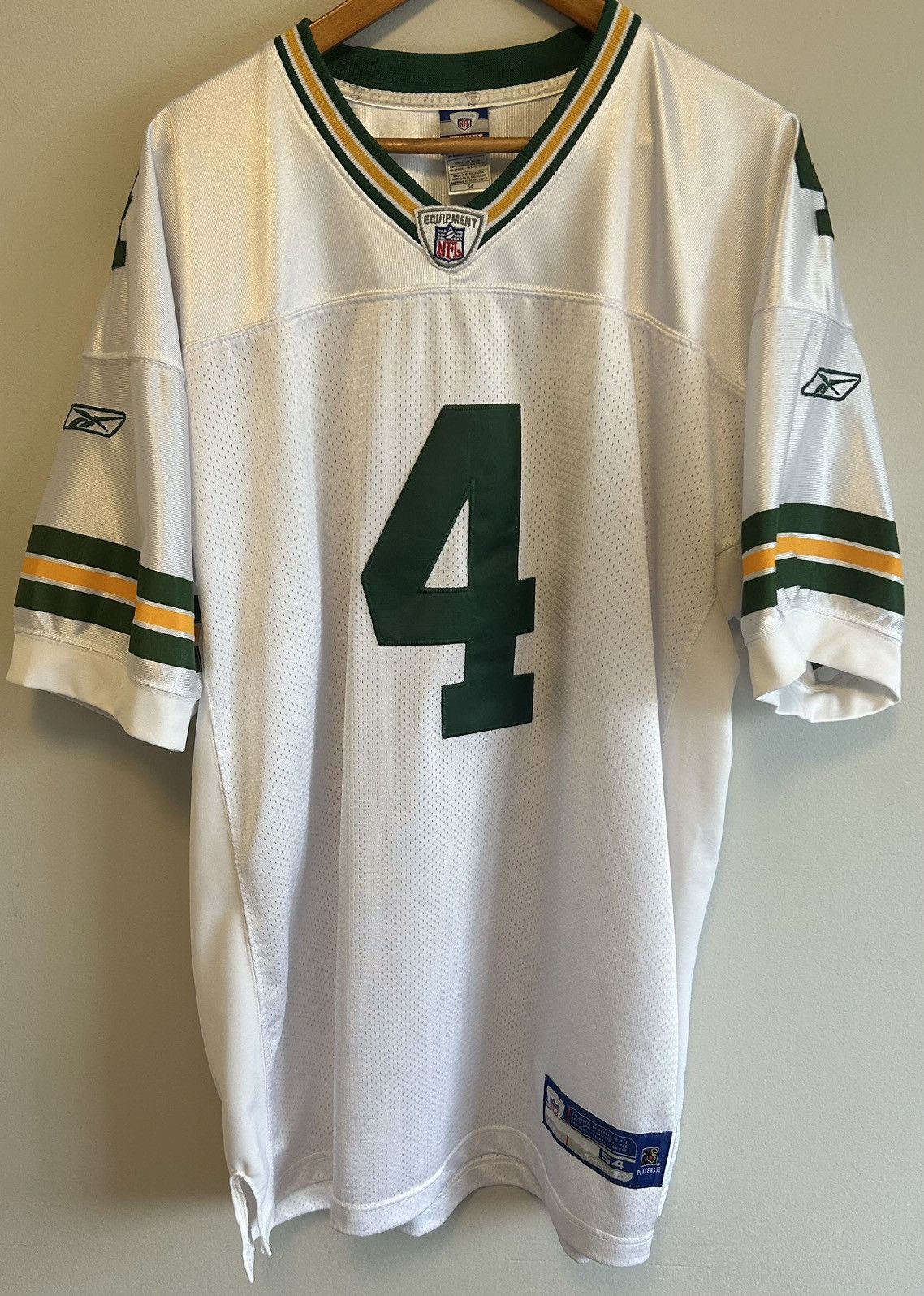 Vintage Reebok Green Bay Packers NFL Brett Favre Jersey