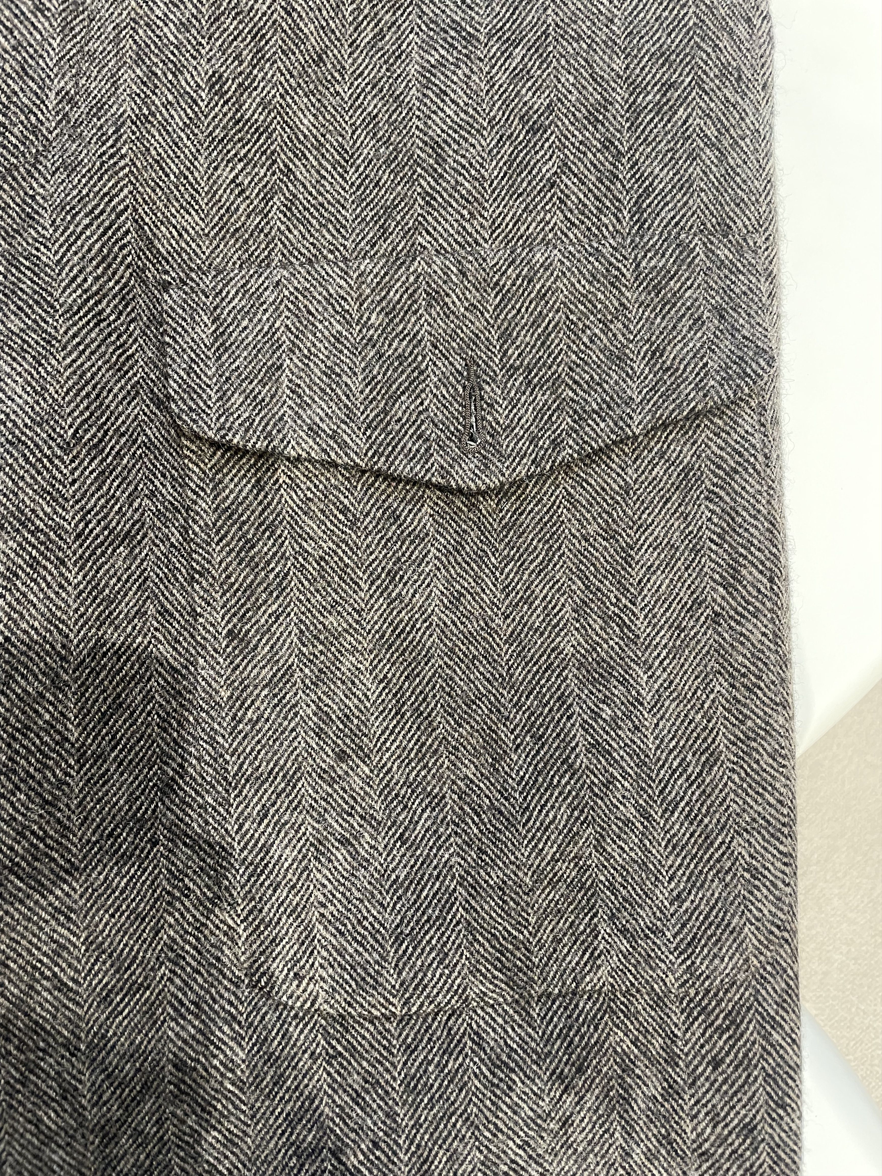 Uma Wang UMA WANG Gray Striped Trousers Size US 31 - 3 Thumbnail