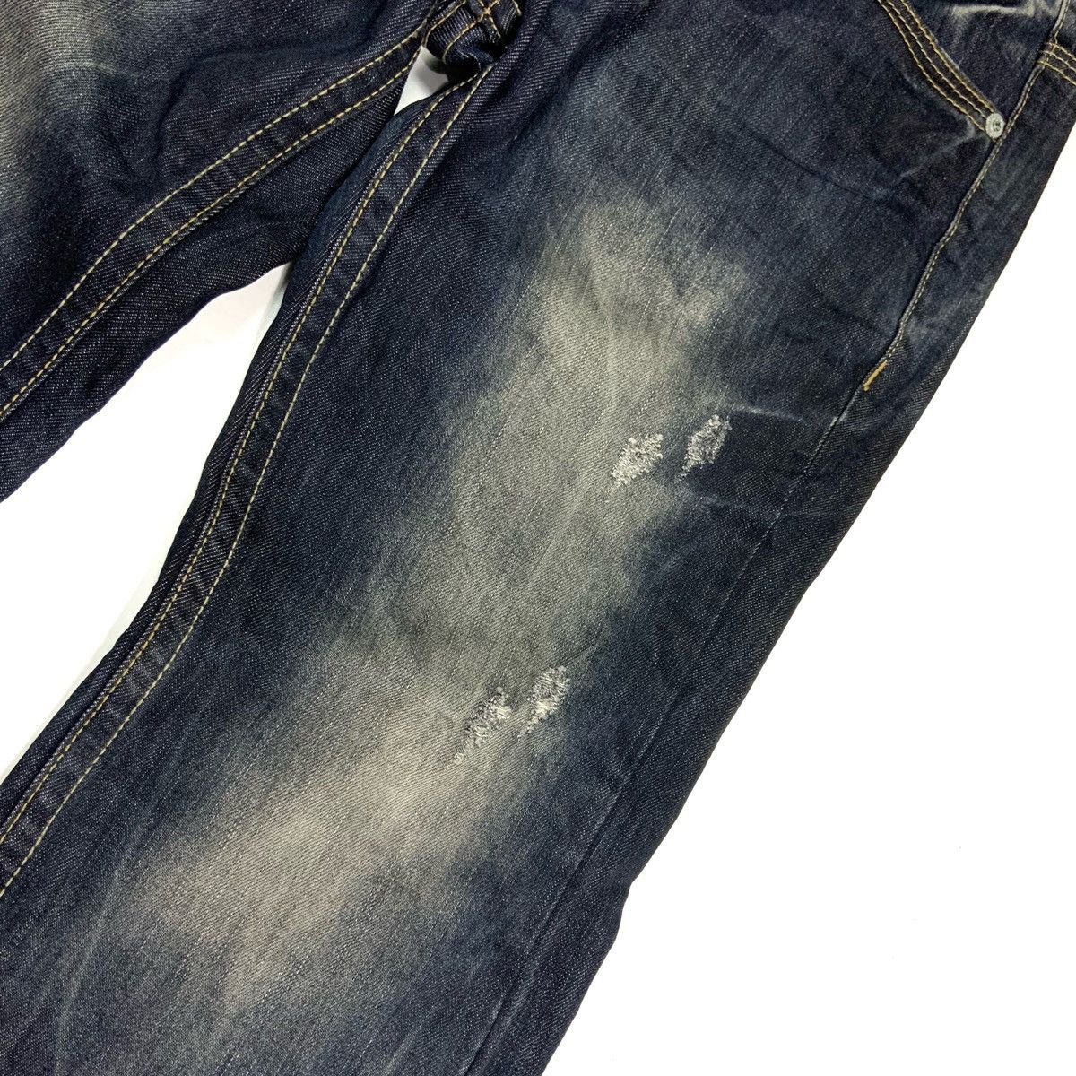 Ed Hardy × Japanese Brand × Vintage Vintage Ed Hardy X Redpapper Big Logo Distressed Jeans Size US 34 / EU 50 - 11 Thumbnail