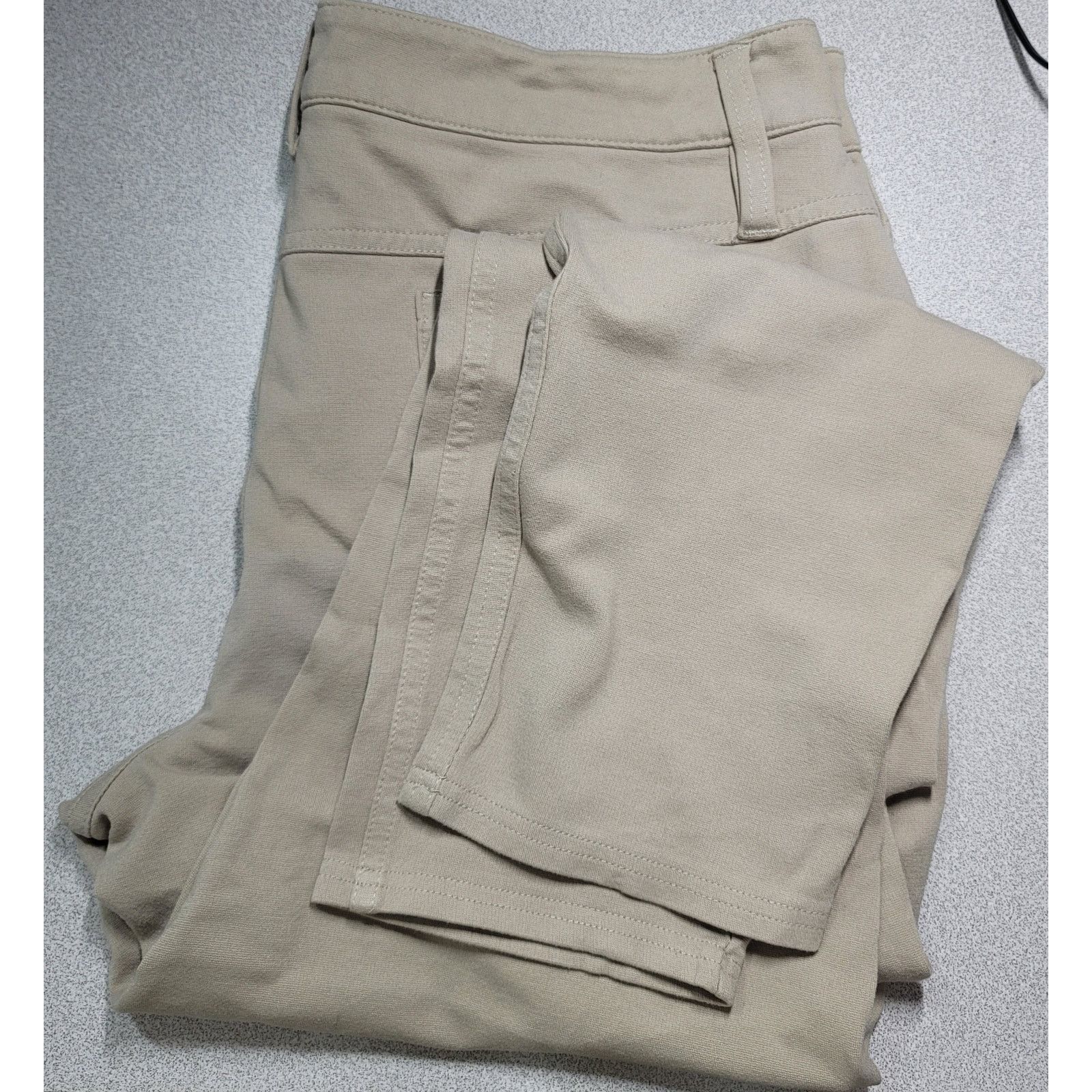 Other Cato Tan Faux Front Pockets Tapered Leg Jeggings 14 Stretch Size 36" / US 14 / IT 50 - 5 Thumbnail