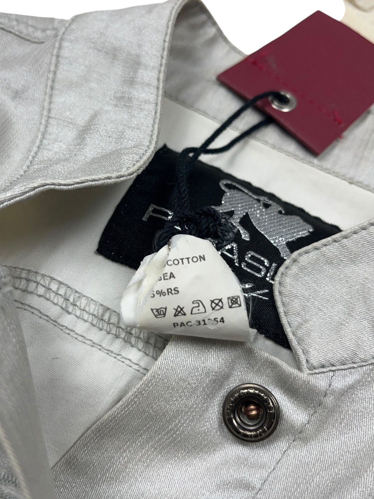 Parasuco Vintage Parasuco Cult Metallic Jacket Button Up Studded y2k Size S / US 4 / IT 40 - 7 Thumbnail