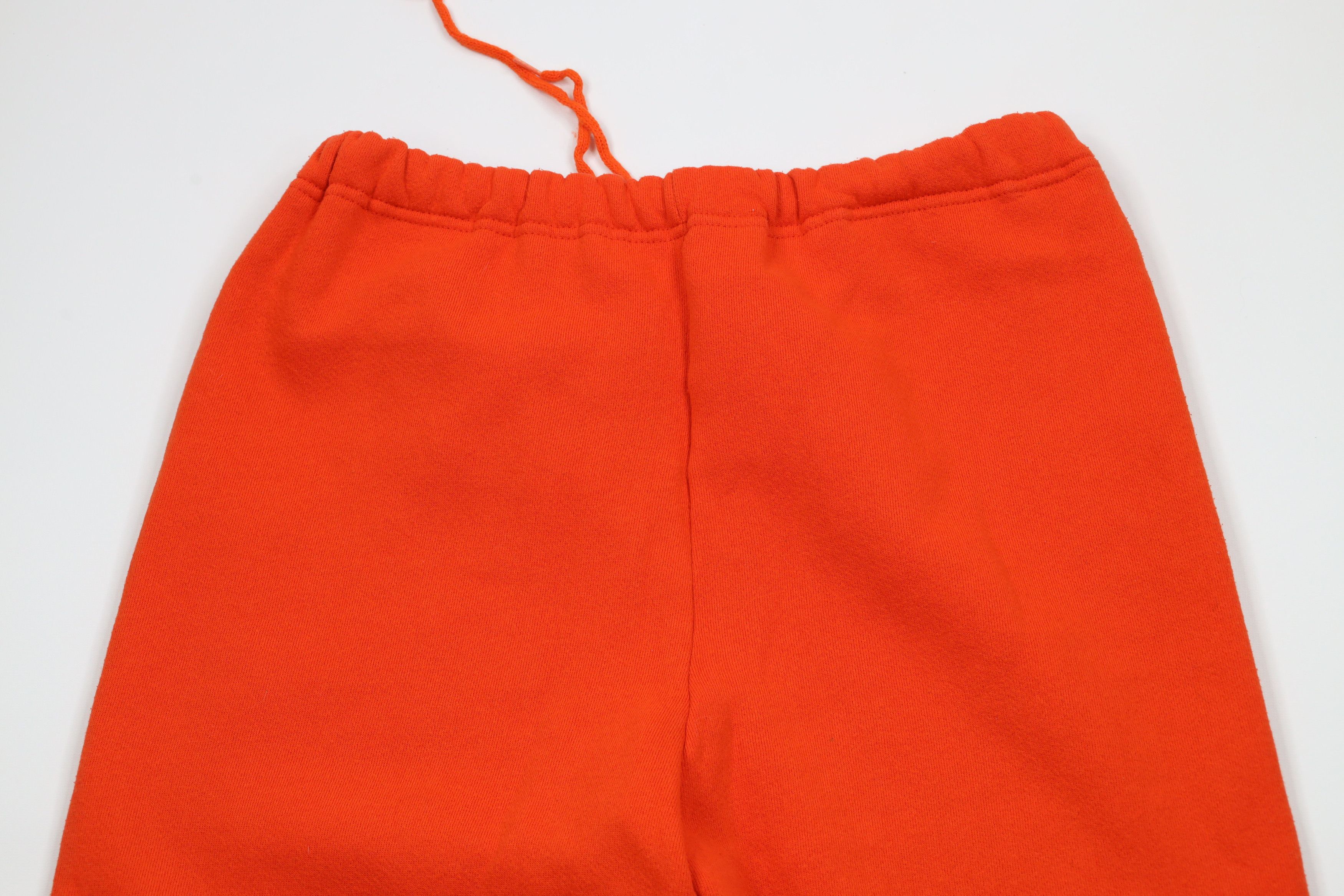 Vintage Vintage 90s Streetwear Heavy Sweatpants Joggers Orange USA Size US 38 / EU 54 - 10 Thumbnail