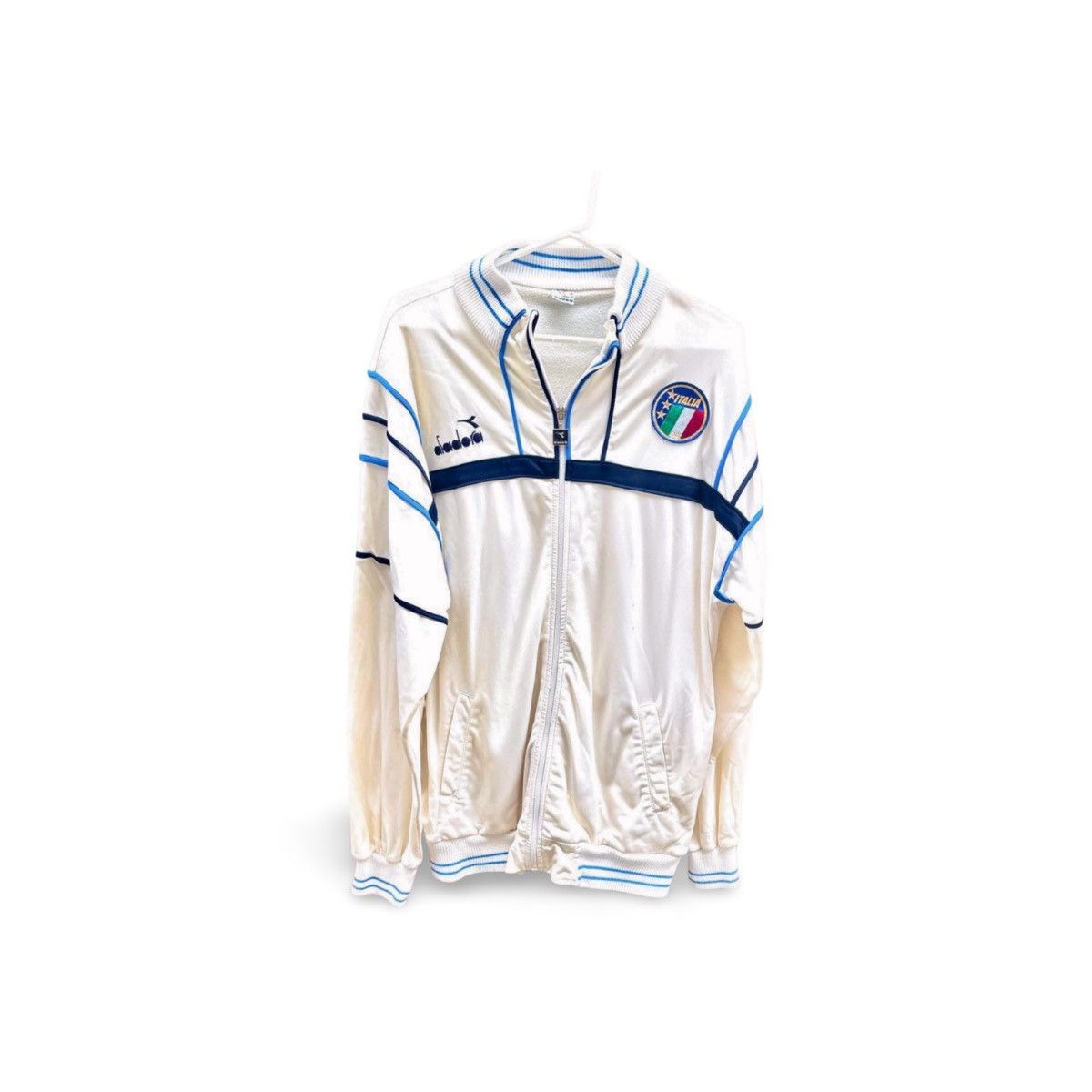 Diadora Vintage Diadora Italy National Team Track Jacket - 1986 Size US L / EU 52-54 / 3 - 1 Thumbnail