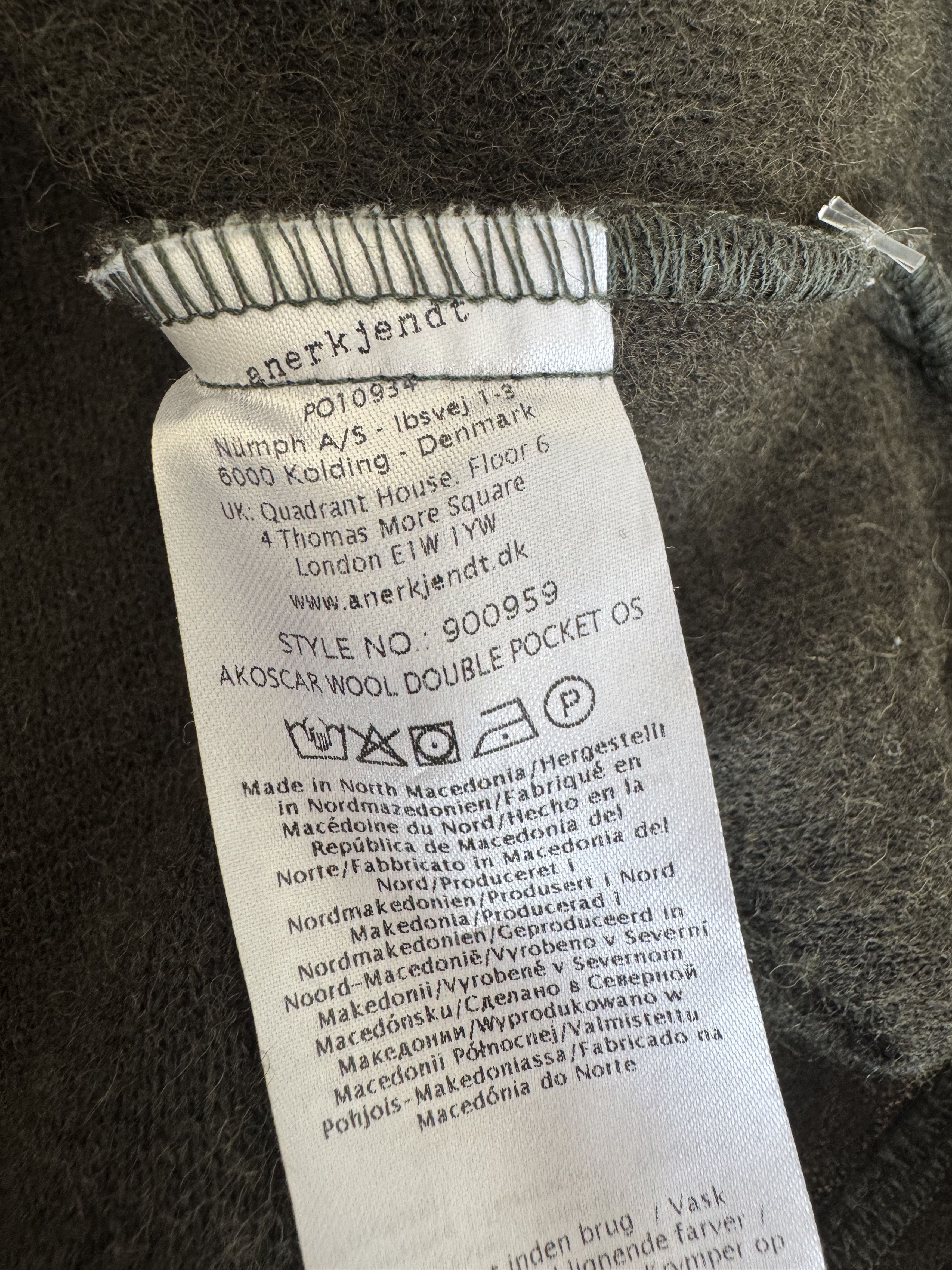 Anerkjendt Anerkjendt AKOSCAR Wool Double Pocket Overshirt Chore Coat Size US M / EU 48-50 / 2 - 6 Thumbnail