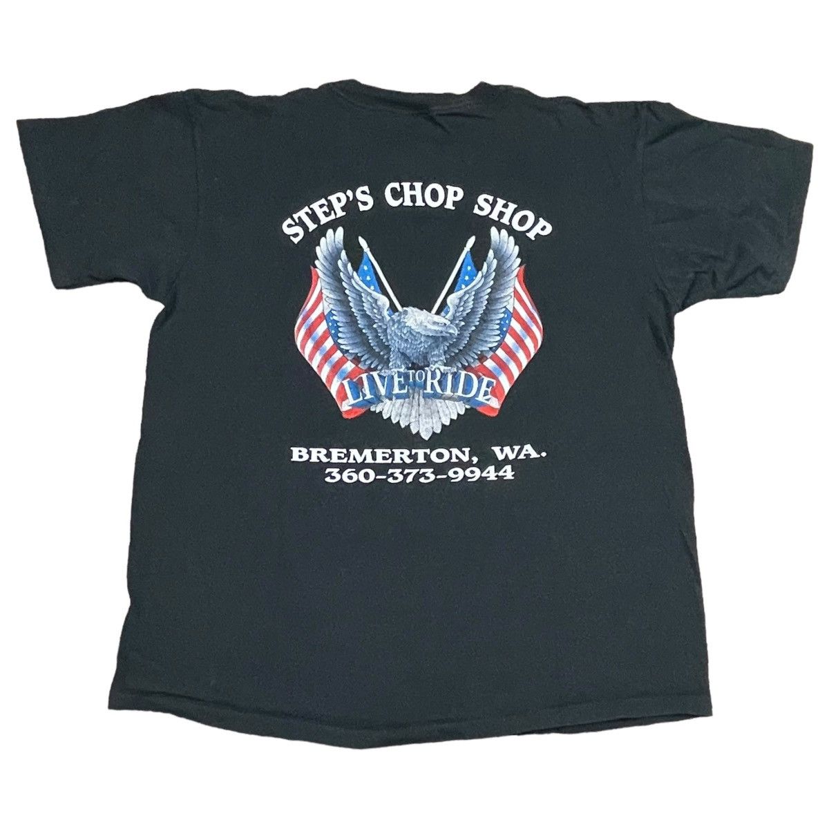 Vintage 3D Emblem 1993 Sink Your Claws Into Something Biker Shirt XL Size US XL / EU 56 / 4 - 6 Thumbnail
