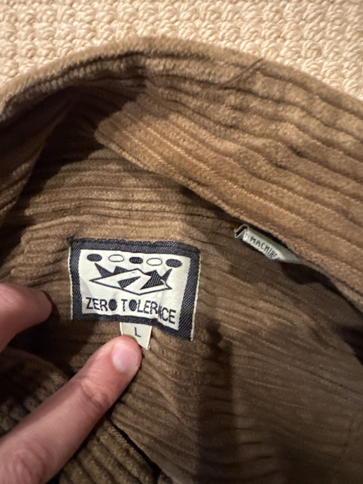 Vintage Zero Tolerance Zip Corduroy Shirt jacket Size US L / EU 52-54 / 3 - 2 Thumbnail