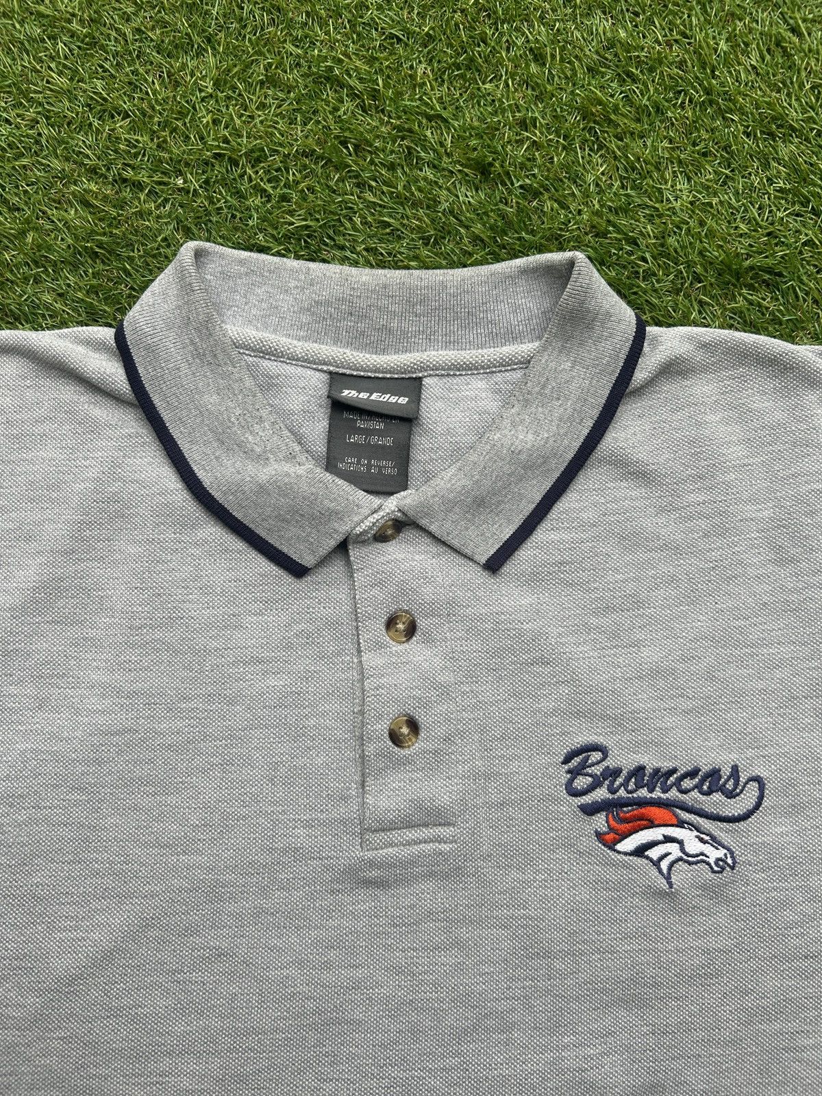 NFL Vintage 90’s Denver Broncos Polo Shirt Size US L / EU 52-54 / 3 - 1 Thumbnail