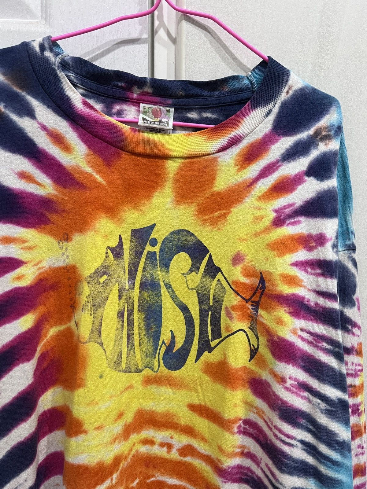 Vintage 90s Phish + phish 2010 Promo Tee XL tie dye