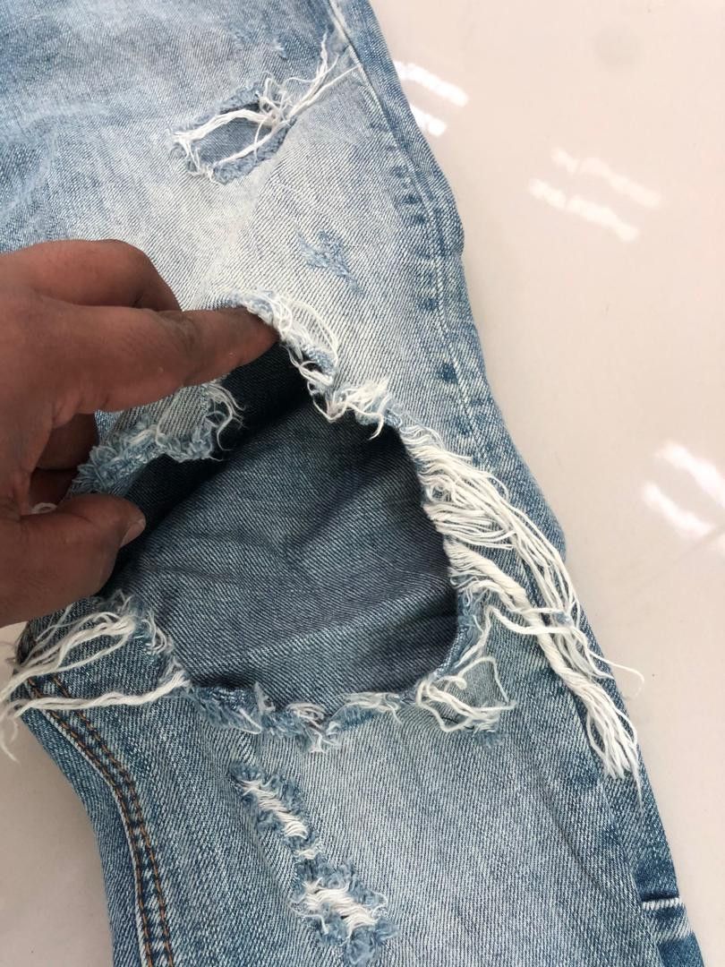JNCO × MNML MNML distressed denim zipper leg skinny jeans size 32 Size US 32 / EU 48 - 12 Thumbnail