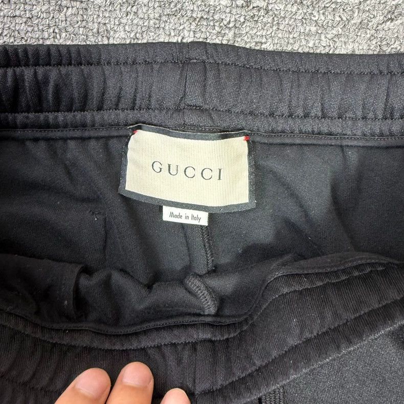 Gucci Gucci Size L Double-sided stitching drawstring trousers si Size US 32 / EU 48 - 3 Thumbnail