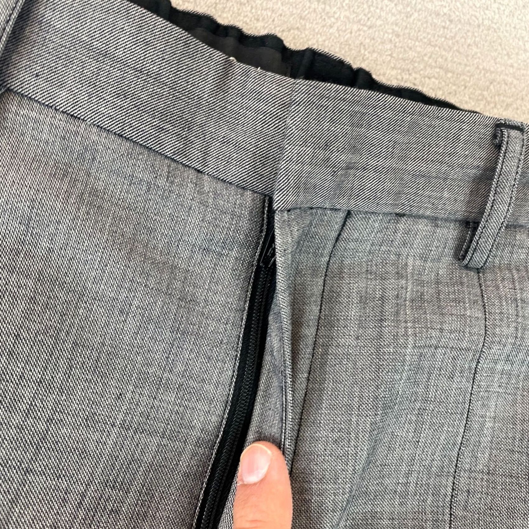 Theory Theory Pants Men 31x30 Gray Wool Blend Ace Illeston Ankle Zip Tapered Fit Size US 31 - 5 Thumbnail