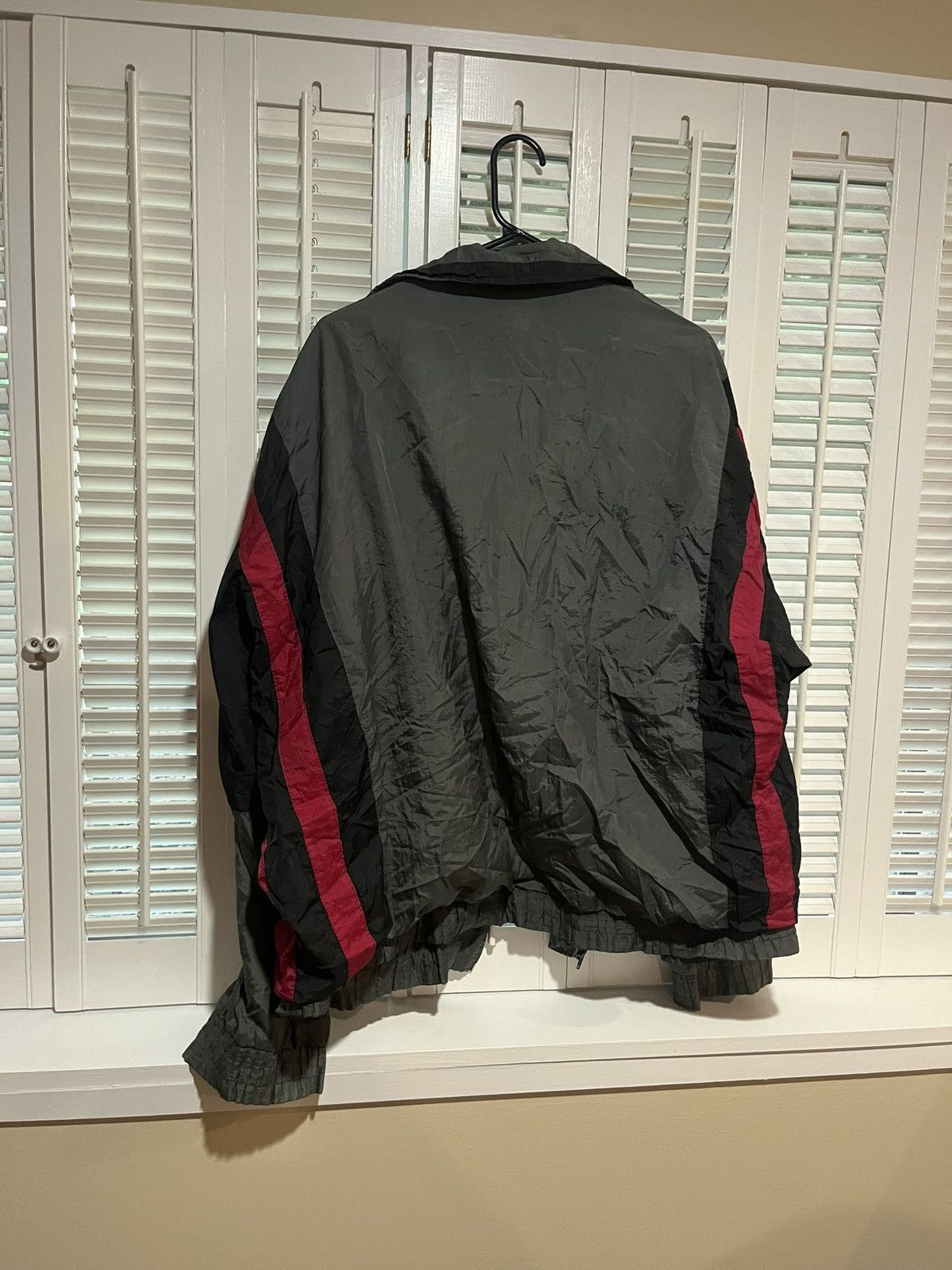 Vintage Vintage 1990s red and gray windbreaker Size US XXL / EU 58 / 5 - 2 Thumbnail