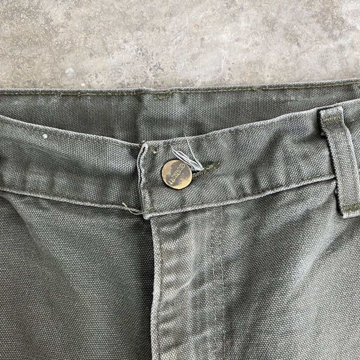 Carhartt Vintage Carhartt Moss Green Carpenter Workwear Pants Size US 34 / EU 50 - 10 Thumbnail