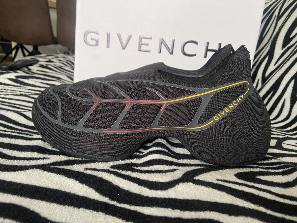 Givenchy Givenchy TK-360 Slip-On Sneakers — Black / Red & Yellow Size US 7 / IT 37 - 10 Thumbnail