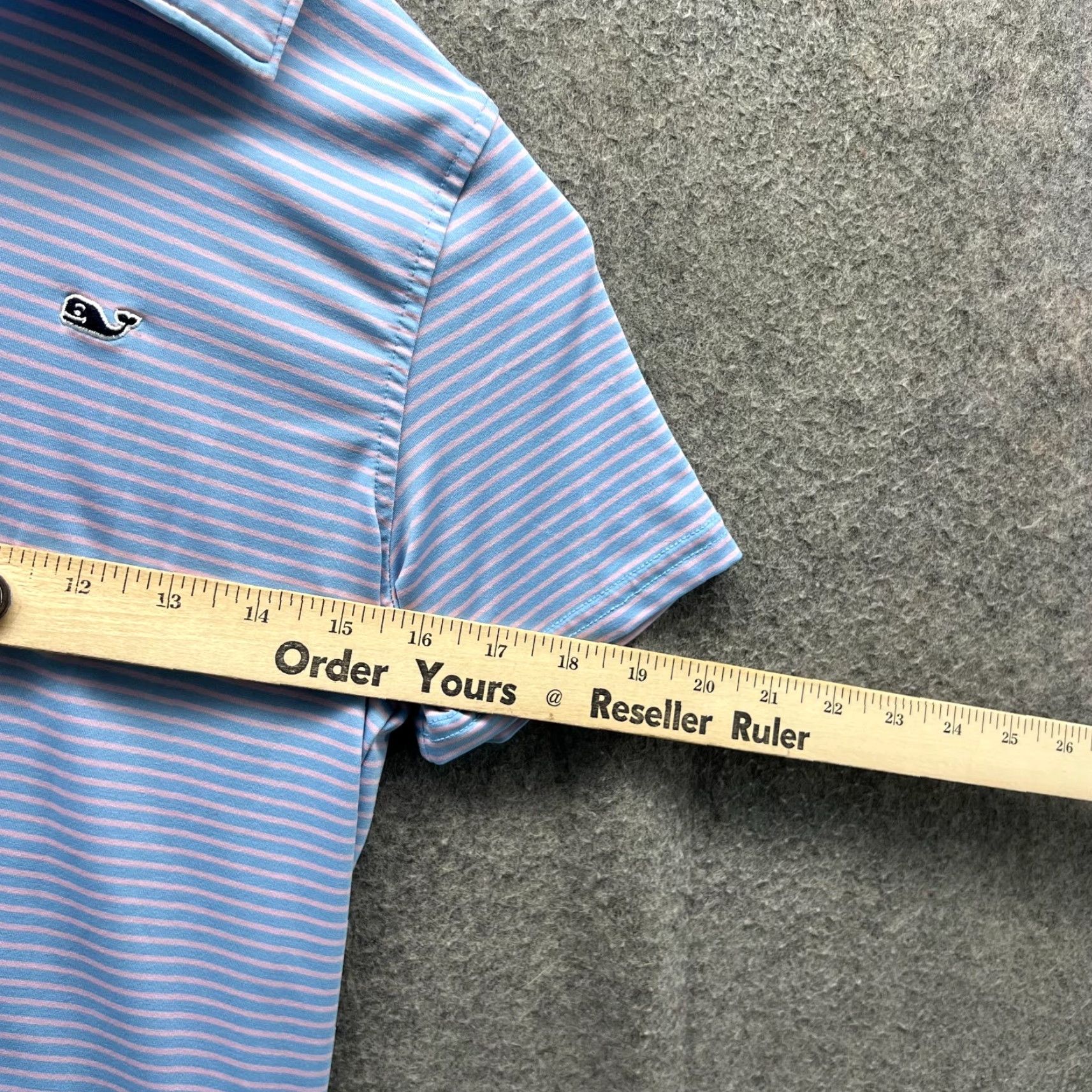 Vineyard Vines Vineyard Vines Polo Shirt Womens Medium Blue Stripes Sankaty OTG On The Go Polo Shirt Womens Medium Blue Stripes Sankaty OTG On The Go Size M / US 6-8 / IT 42-44 - 3 Thumbnail