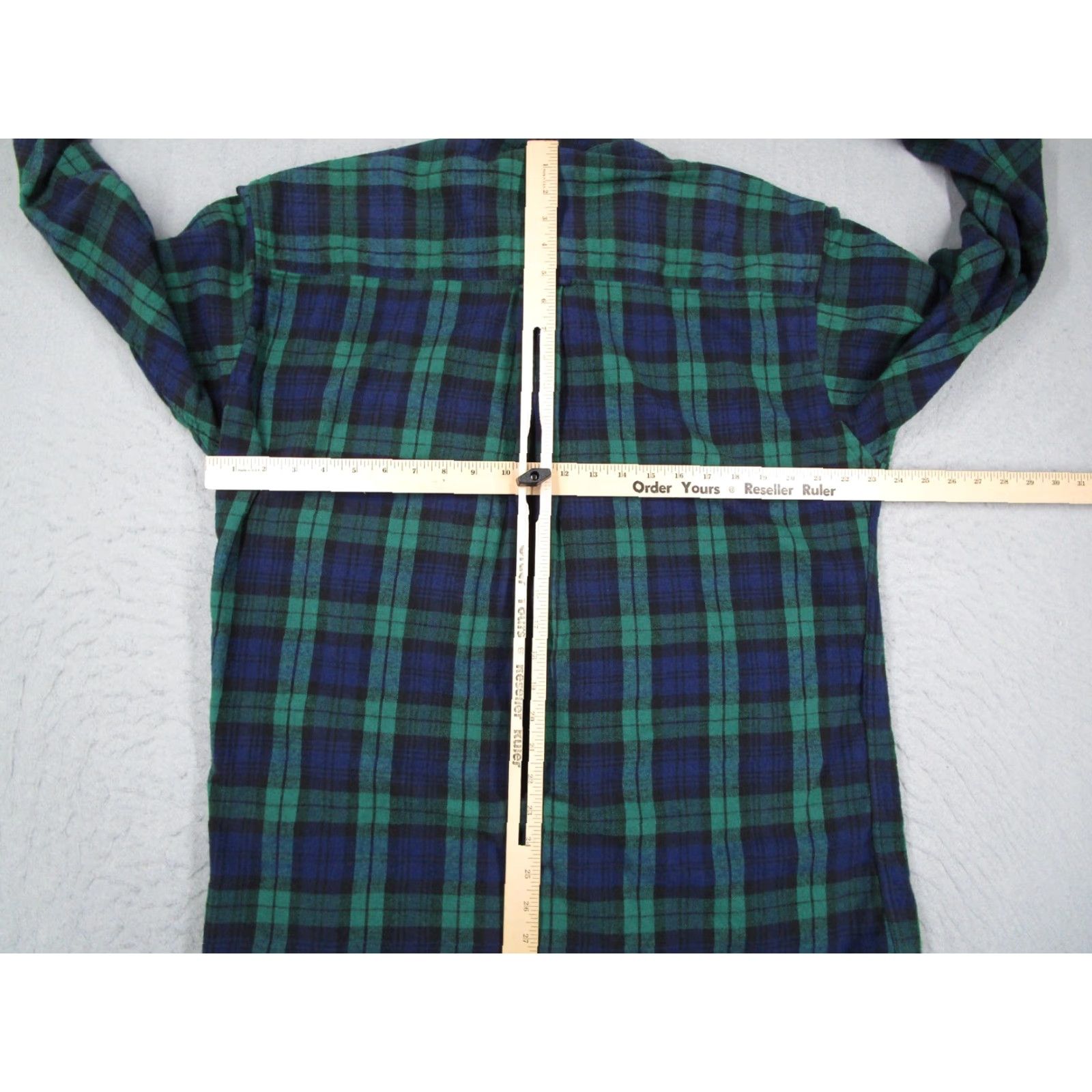 Chaps VINTAGE Chaps Ralph Lauren Shirt Mens L Plaid Flannel Button-Up 100% Cotton Blue Green 90s Preppy Retro Mens Size US L / EU 52-54 / 3 - 5 Thumbnail