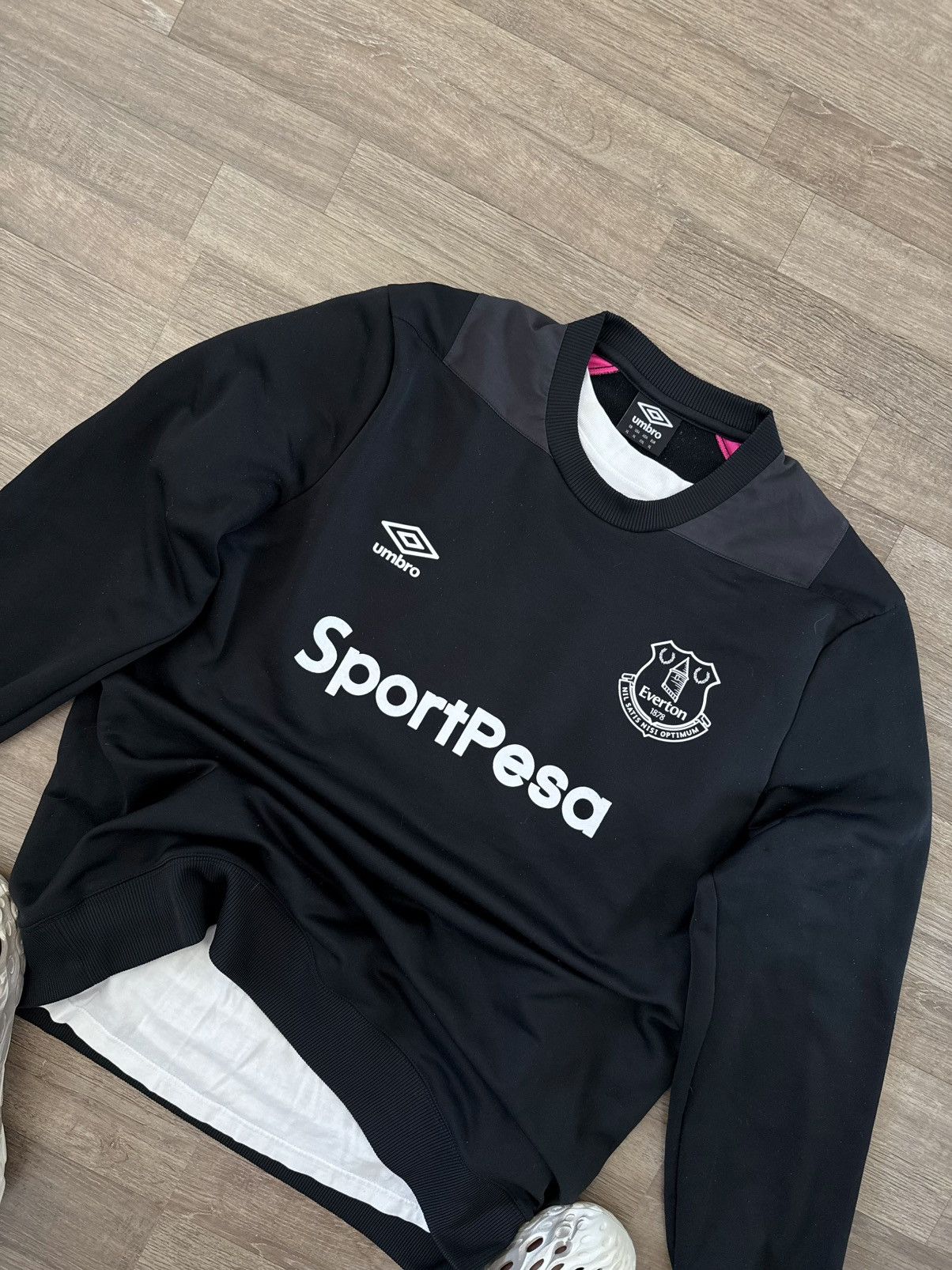 Umbro Everton Y2K Track Soccer Football Blokecore Sweatshirt Size US L / EU 52-54 / 3 - 7 Thumbnail