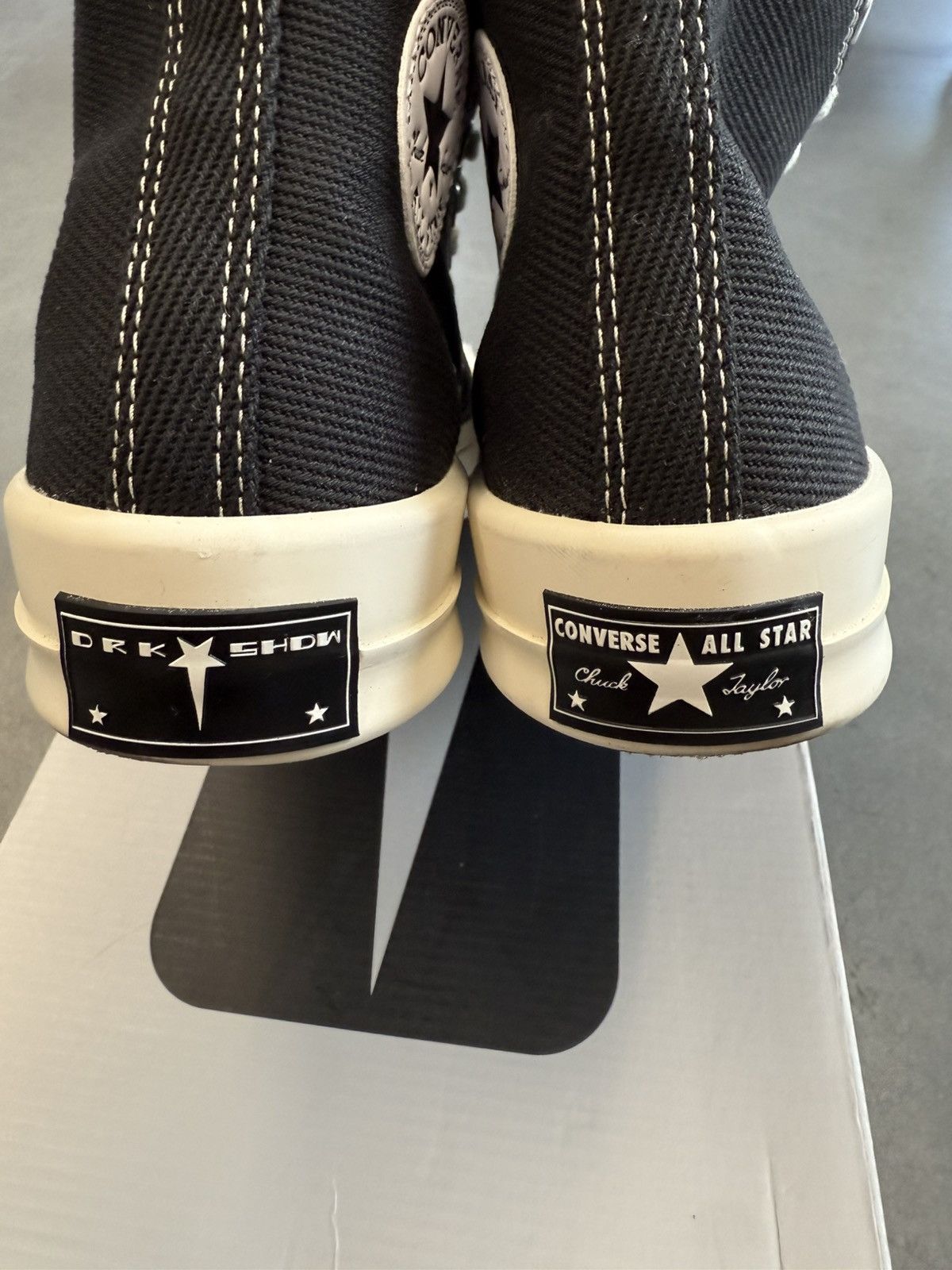 Converse × Rick Owens Drkshdw Converse TURBODRK Chuck Taylor All Star Rick Owens DRKSHDW Size US 8 / EU 41 - 8 Thumbnail